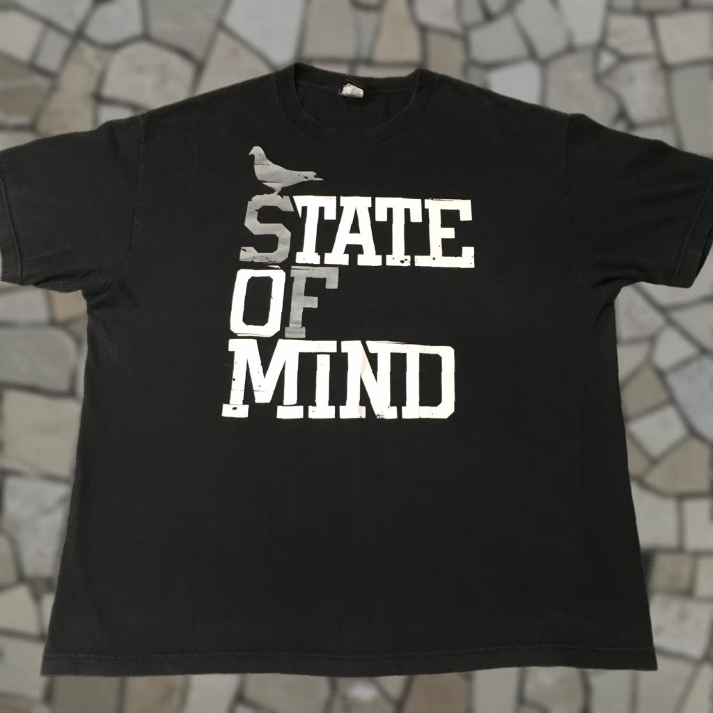 Vintage RARE Adapt STATE OF MIND TOUR SHIRT XL Double-Sided Black Men T-Shirt Size US XL / EU 56 / 4 - 1 Thumbnail