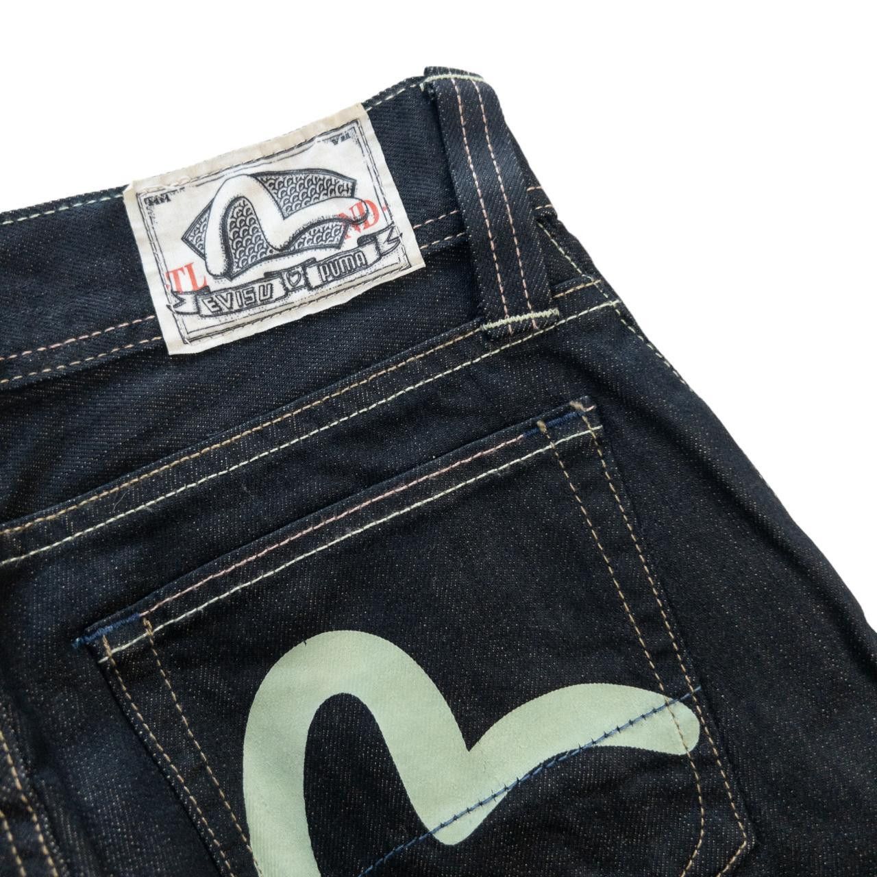 Evisu × Puma Vintage Evisu X Puma Double Gull Jeans Size W27 Size US 27 - 4 Thumbnail