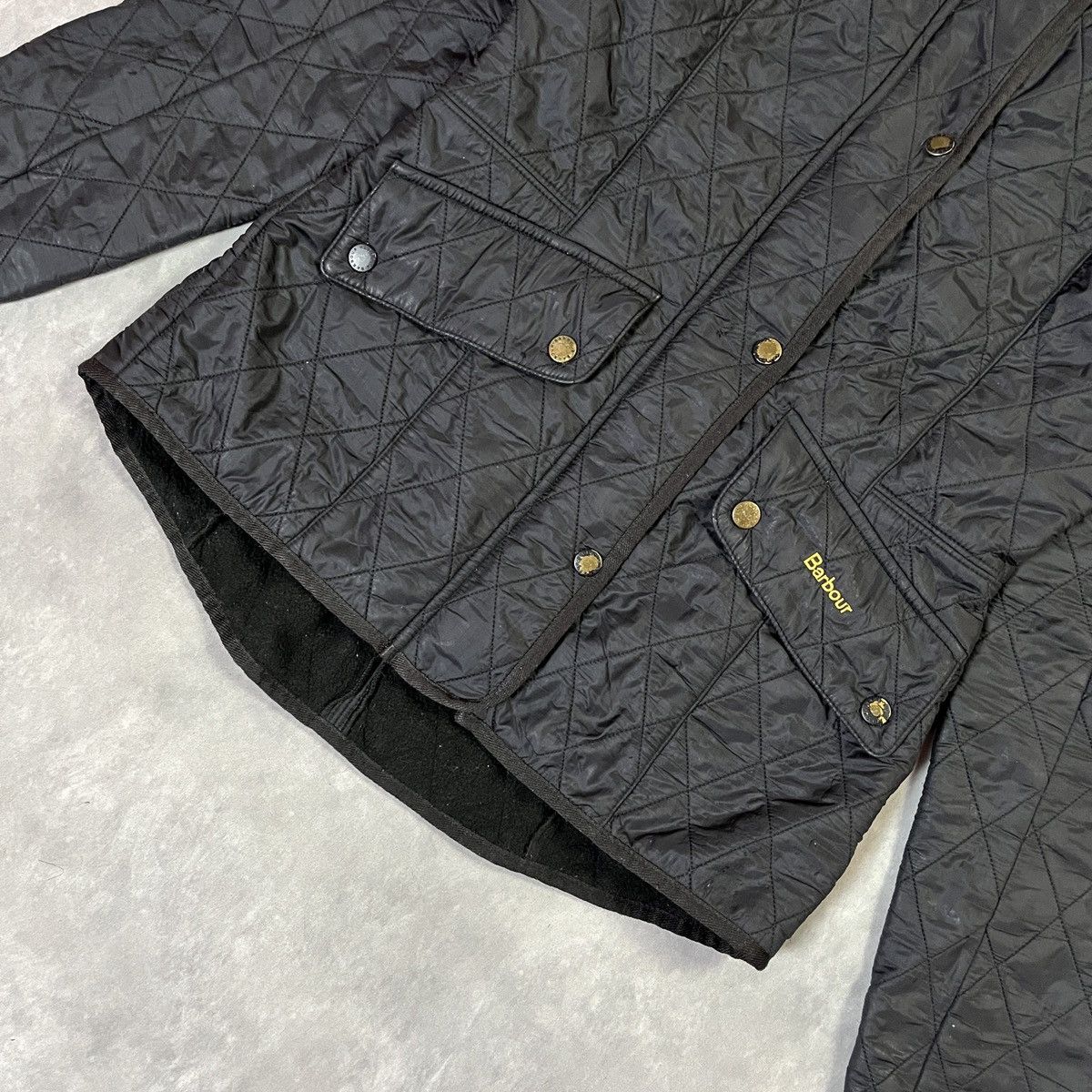 Barbour 2000s Barbour Heritage Quilted Jacket Heritage Riding Coat Size M / US 6-8 / IT 42-44 - 3 Thumbnail
