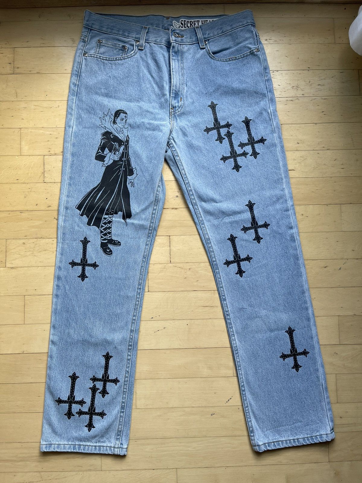 Japanese Brand × Vintage Shopsecret Hunter x Hunter Chrollo Denim Size US 34 / EU 50 - 1 Thumbnail
