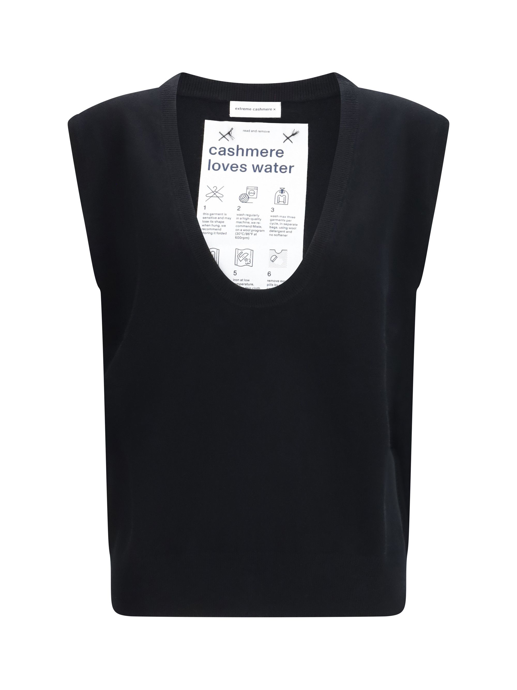 Extreme Cashmere n°423 Lord sleeveless Sweater Size ONE SIZE - 1 Thumbnail