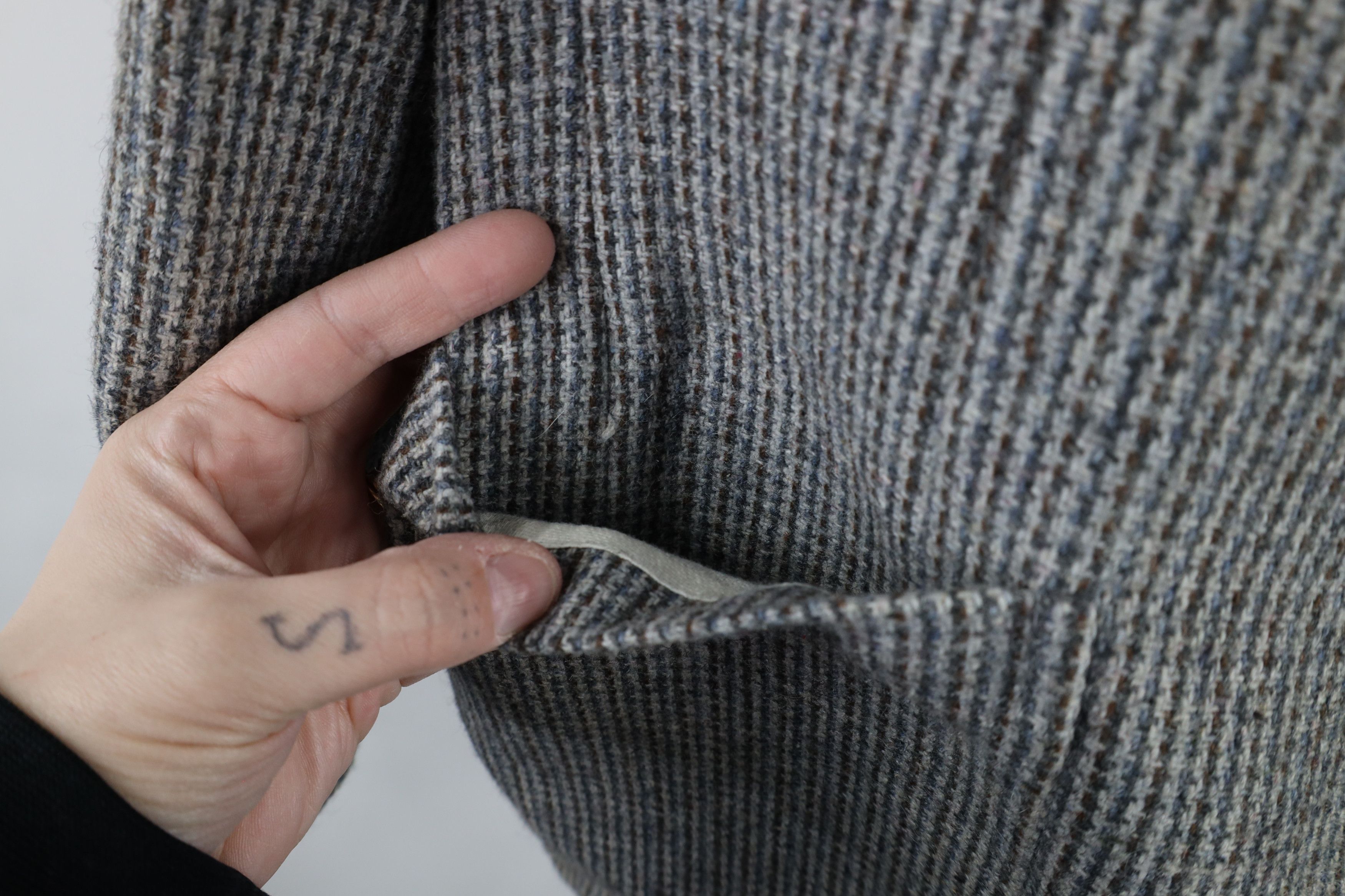 Vintage Vintage 70s Streetwear Tweed Elbow Patch Blazer Suit Jacket Size US L / EU 52-54 / 3 - 10 Thumbnail