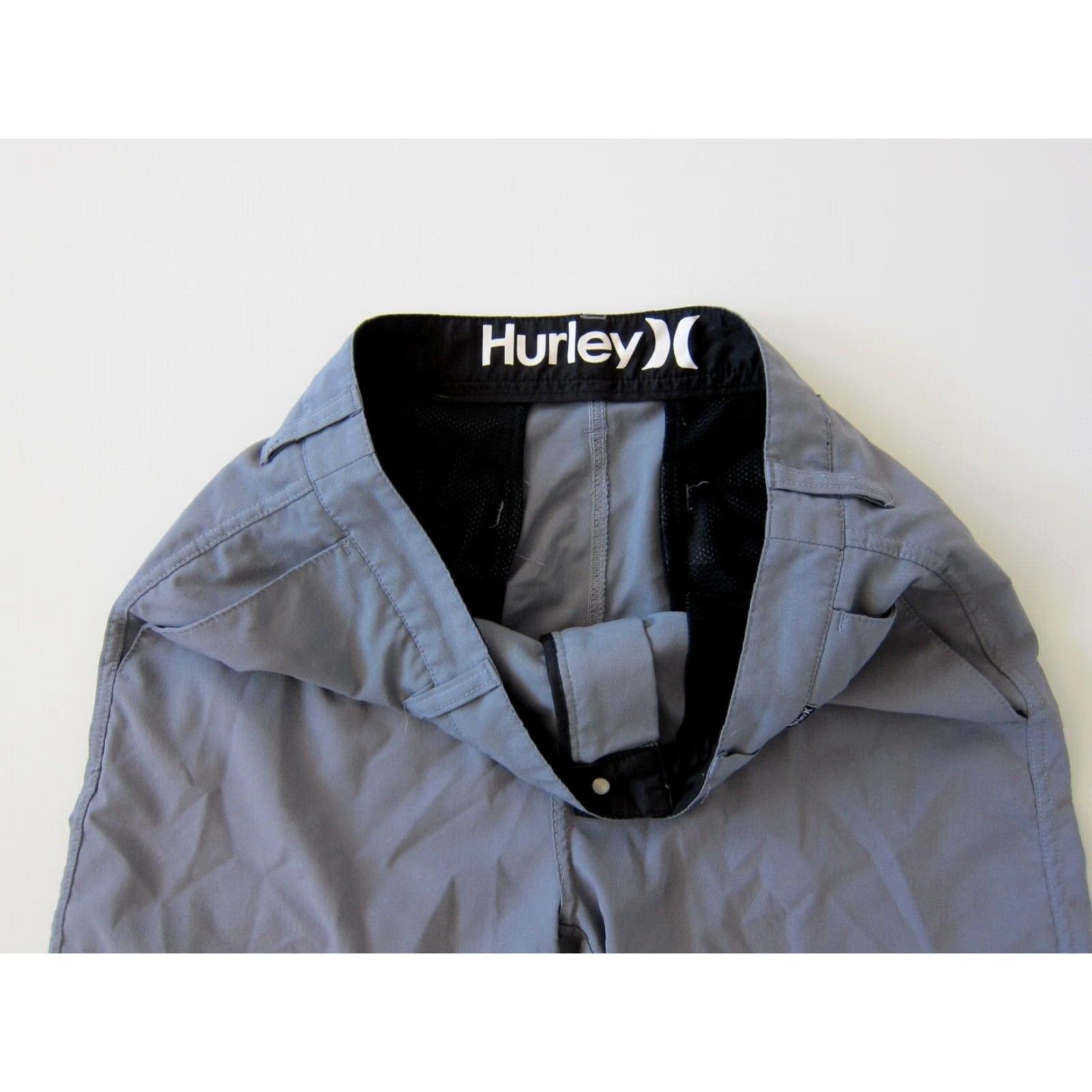 Hurley Hurley Grey Stretch Active Hike Surf Lightweight Chino Short Men 30 Size US 30 / EU 46 - 7 Thumbnail