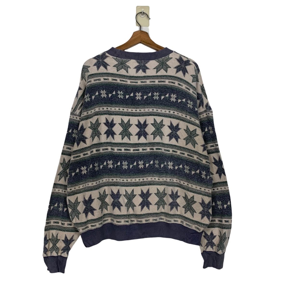 Vintage VINTAGE POLO COUNTRY Fair Isle Crewneck Sweatshirt 3583-C164 Size US L / EU 52-54 / 3 - 11 Thumbnail