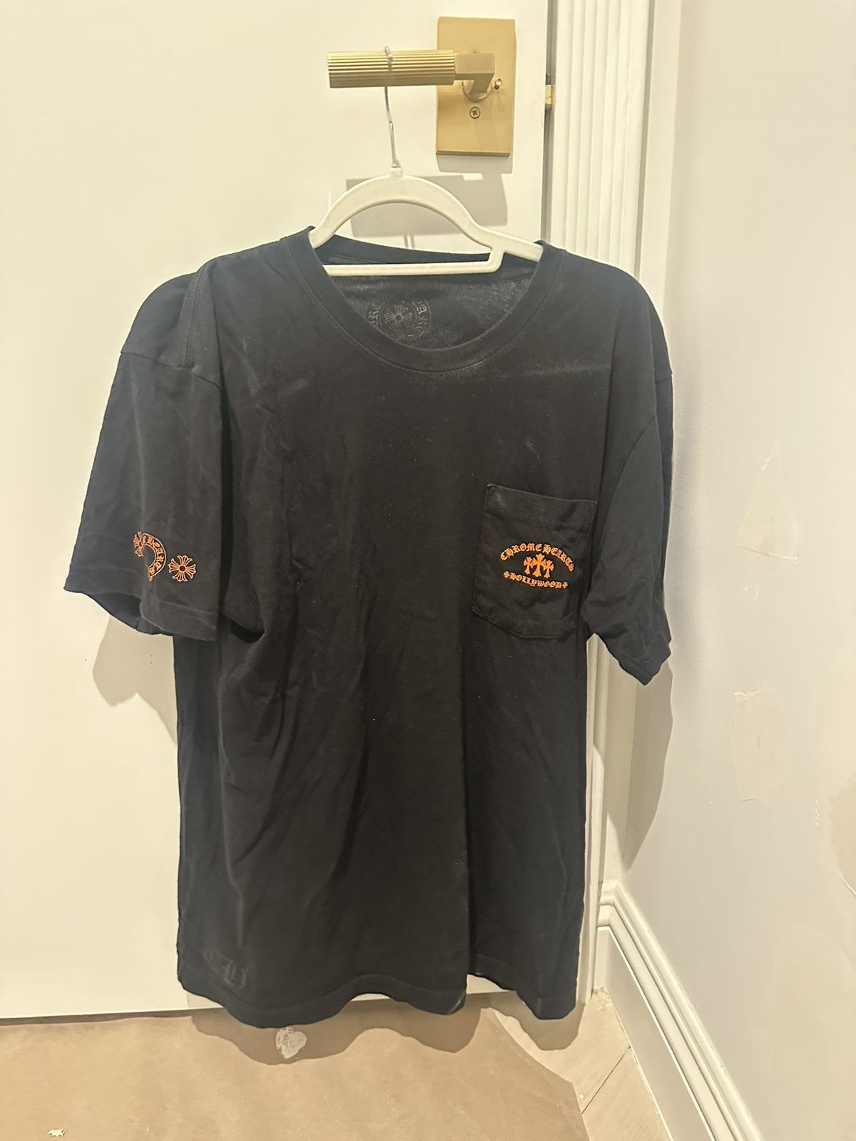 Chrome Hearts Chrome Hearts Black T Shirt orange crossed Size US L / EU 52-54 / 3 - 10 Thumbnail