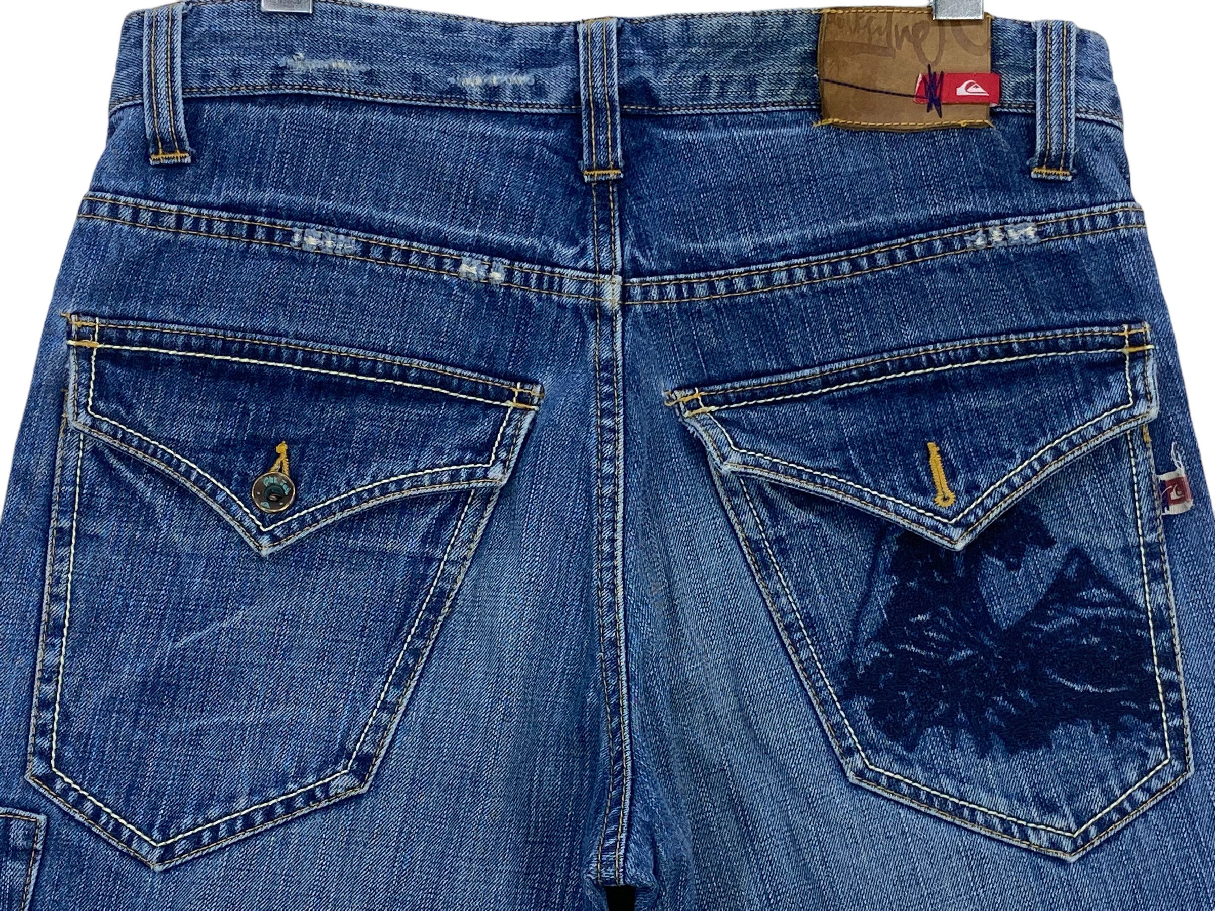 Quiksilver Quiksilver Patchwork Baggy Denim Jeans Size US 31 - 9 Thumbnail