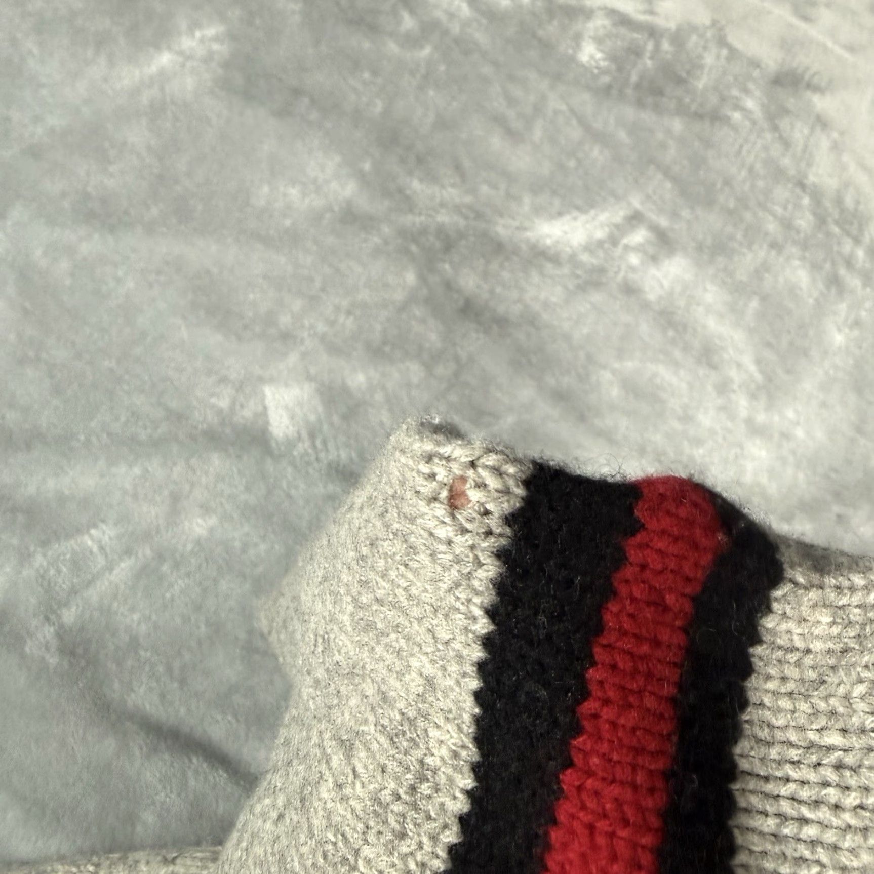 Gap VINTAGE GAP Mock Neck Henley Sweater Mens M Knit Striped Wool Gray Size US M / EU 48-50 / 2 - 2 Thumbnail