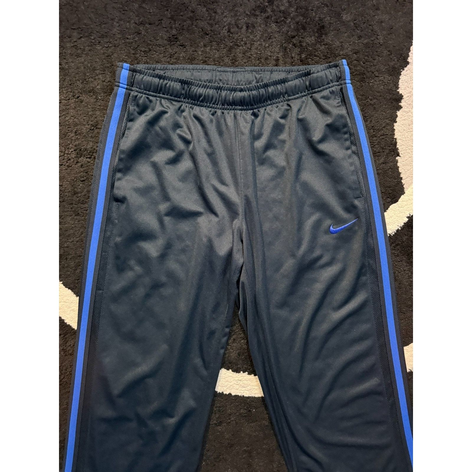 Nike Nike Dri-Fit Track Pants Blue Athletic Joggers Men’s Size M Size US 32 / EU 48 - 3 Thumbnail