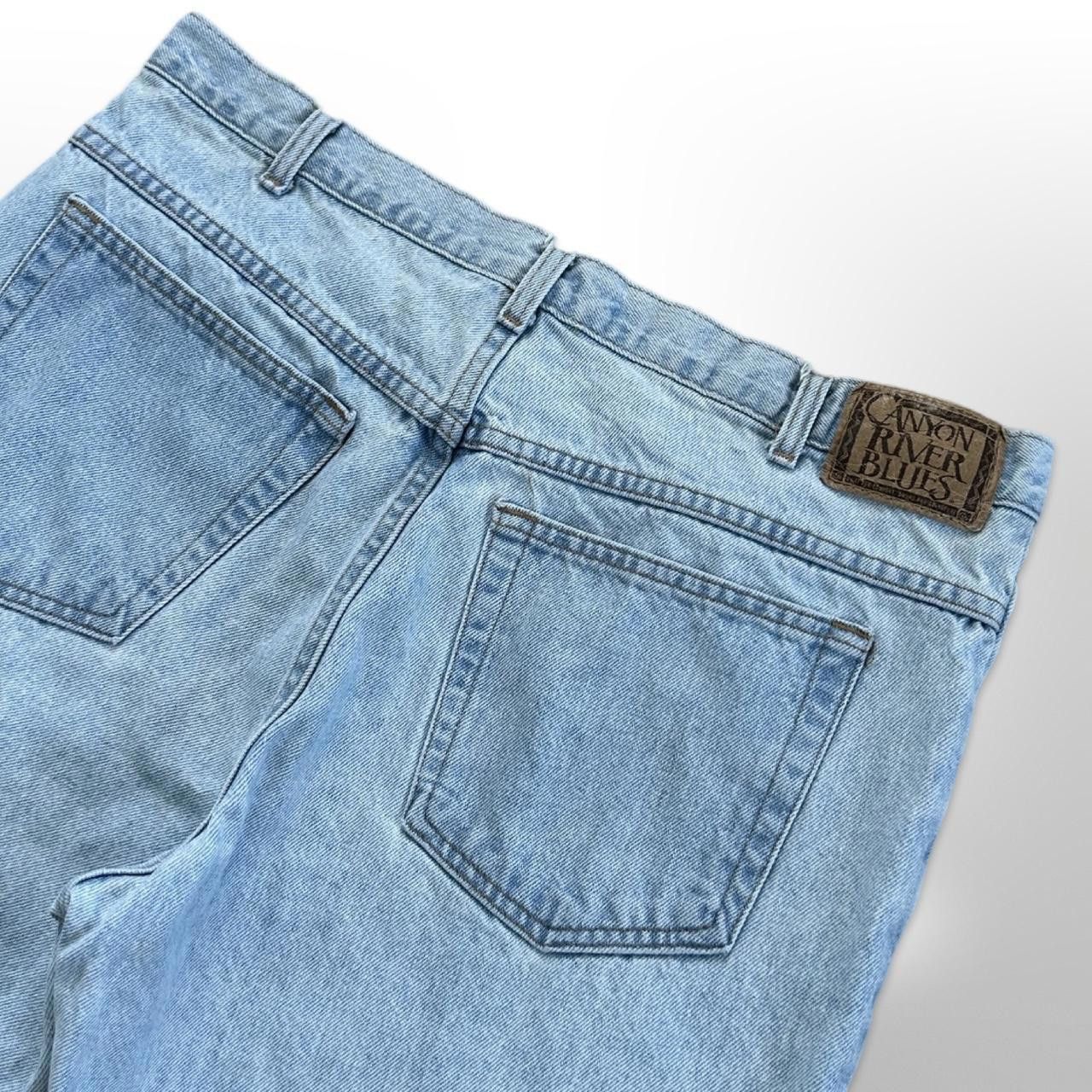 Vintage Vintage Light Wash Faded Straight Leg Jeans - 38x30 Size US 38 / EU 54 - 5 Thumbnail