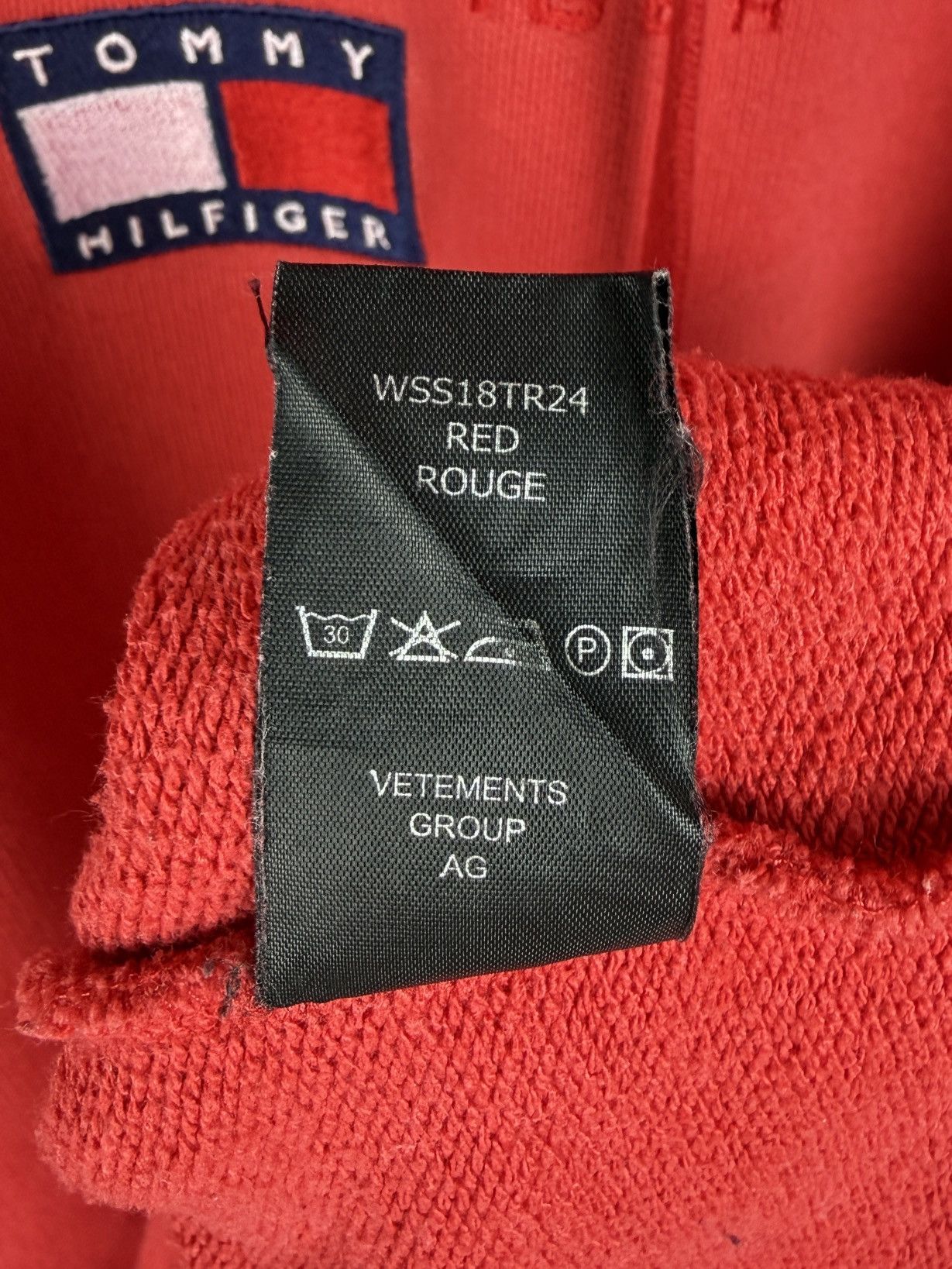 Tommy Hilfiger × Vetements SS18 Vetements Oversized Tommy Hilfiger Logo Layered Hoodie Size US S / EU 44-46 / 1 - 13 Thumbnail
