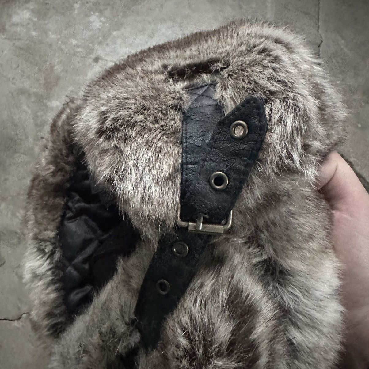 Vintage Y2K Faux Fur Ushanka Vintage Fuzzy Warm Trapper Hat Size ONE SIZE - 9 Thumbnail