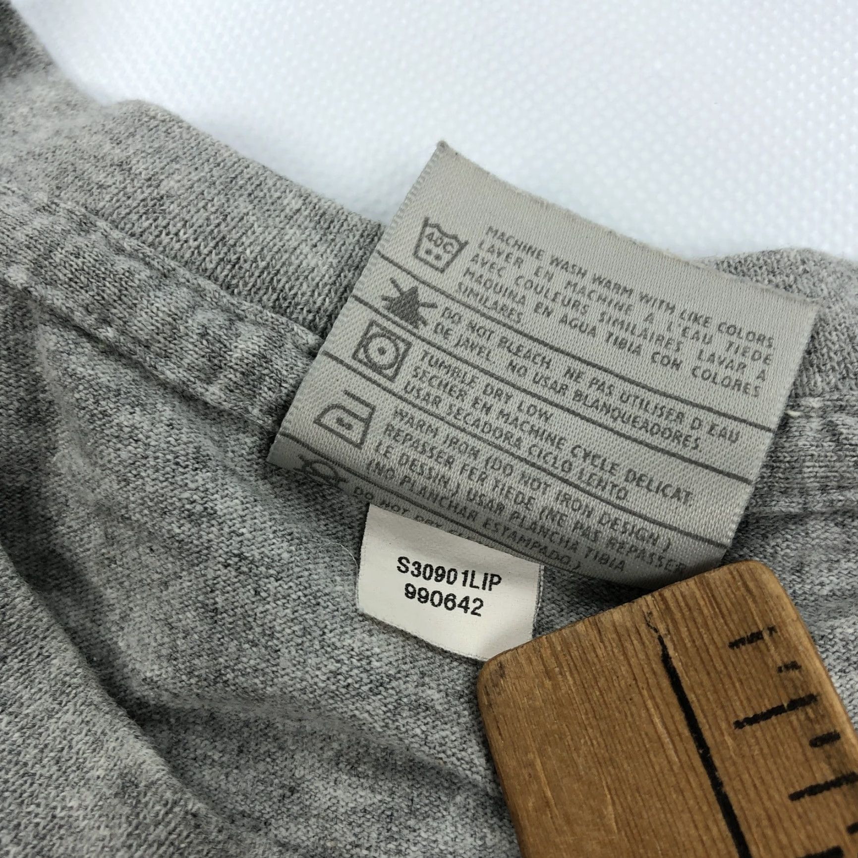 Nike Nike Men's XXL Heather Grey Basic Embroidered Swoosh Logo Short Sleeve T-Shirt Size US XXL / EU 58 / 5 - 6 Thumbnail