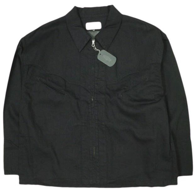 Other Other LASTMAN × The Letters WESTERN ZIP JACKET Cotton Jacket Limited Cotton Outerwear 251LM-JK01 DUTY FREE for USA Size ONE SIZE - 1 Thumbnail