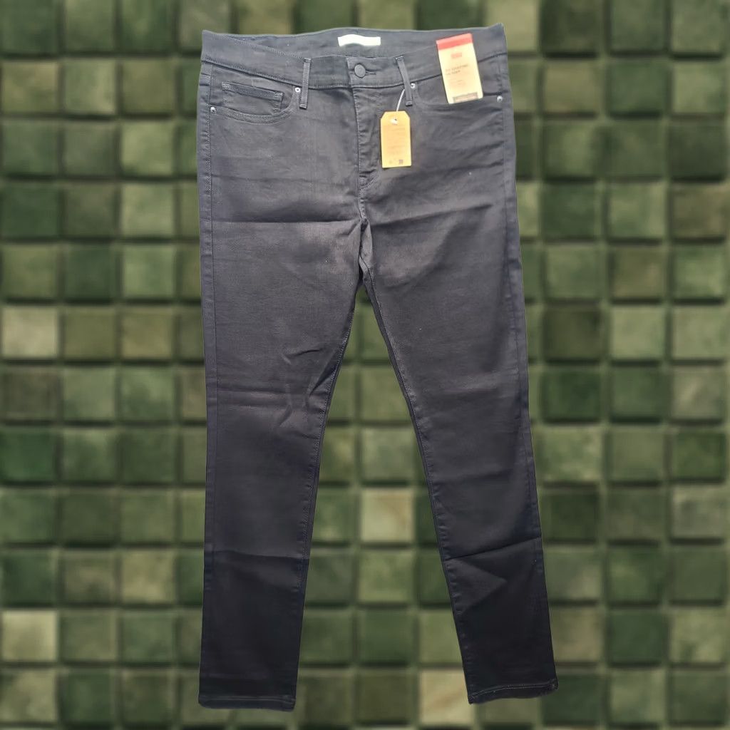 Levi's Levi's 311 Shaping Skinny Jeans Womens 33x30 Slim Mid Rise Black Stretch Denim Size 24" / US 00 / IT 34 - 1 Thumbnail