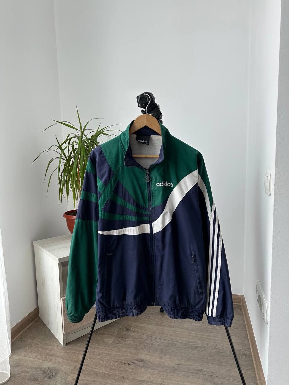 Adidas × Vintage Vintage Adidas Faded Sportswear Zip Hoodie Size US M / EU 48-50 / 2 - 12 Thumbnail