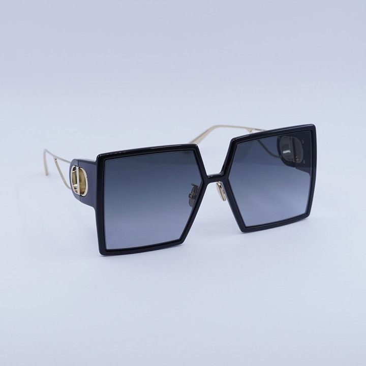 Dior Dior 30MONTAIGNE SU 12A1 Sunglasses Black Square Frame, Grad Size ONE SIZE - 5 Thumbnail