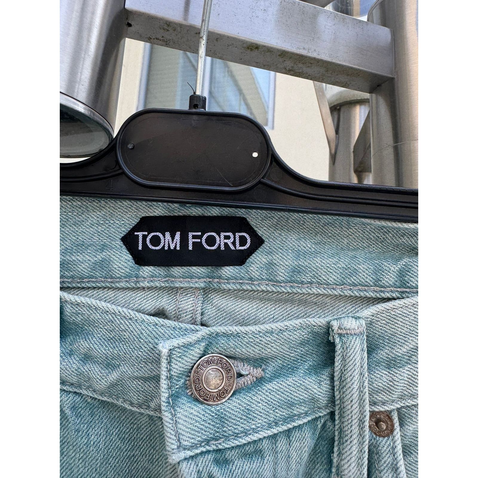 o1rshd1 Slim Fit Denim in Jade Blue