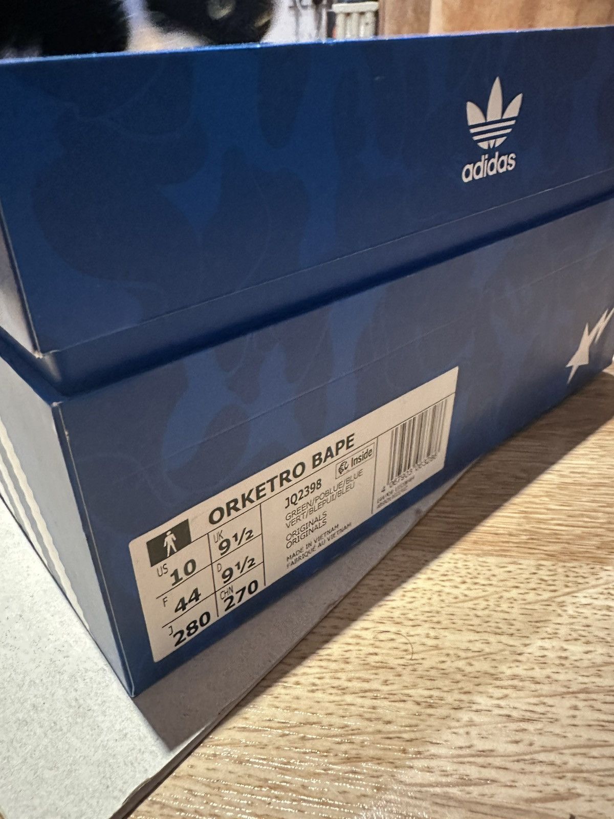 Adidas × Bape Adidas Orketro x BAPE Yellow Blue Green Size 9.5 JQ2398 Size US 10 / EU 43 - 13 Thumbnail
