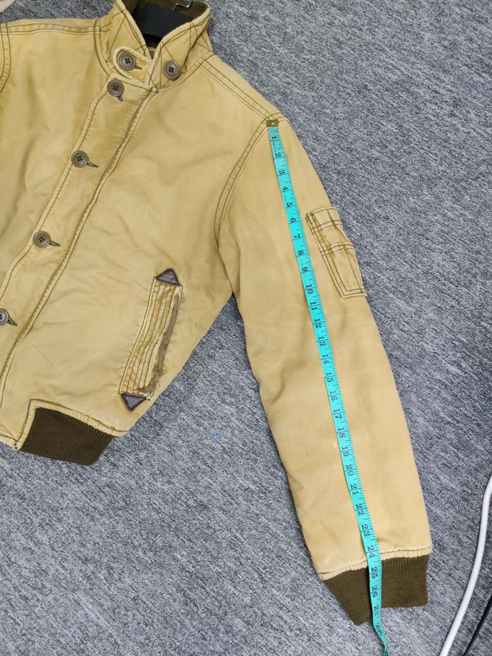 Abercrombie & Fitch Abercrombie & Fitch Shearling Harrison Bomber Fur Jacket Size US S / EU 44-46 / 1 - 22 Thumbnail