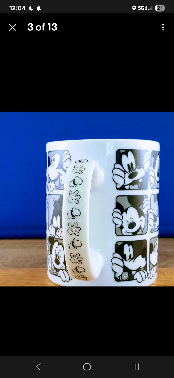 Disney Disney Mickey & Goofy Grid Mugs by Zrike (2set) Size ONE SIZE - 4 Thumbnail