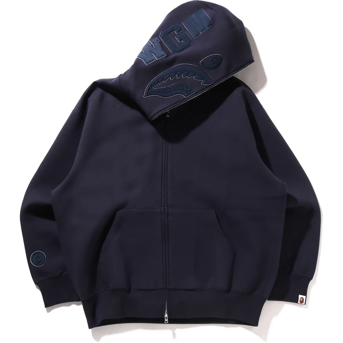 Bape CAMO RELAXED FIT SHARK FULL ZIP HOODIE MENS Size US XL / EU 56 / 4 - 8 Thumbnail