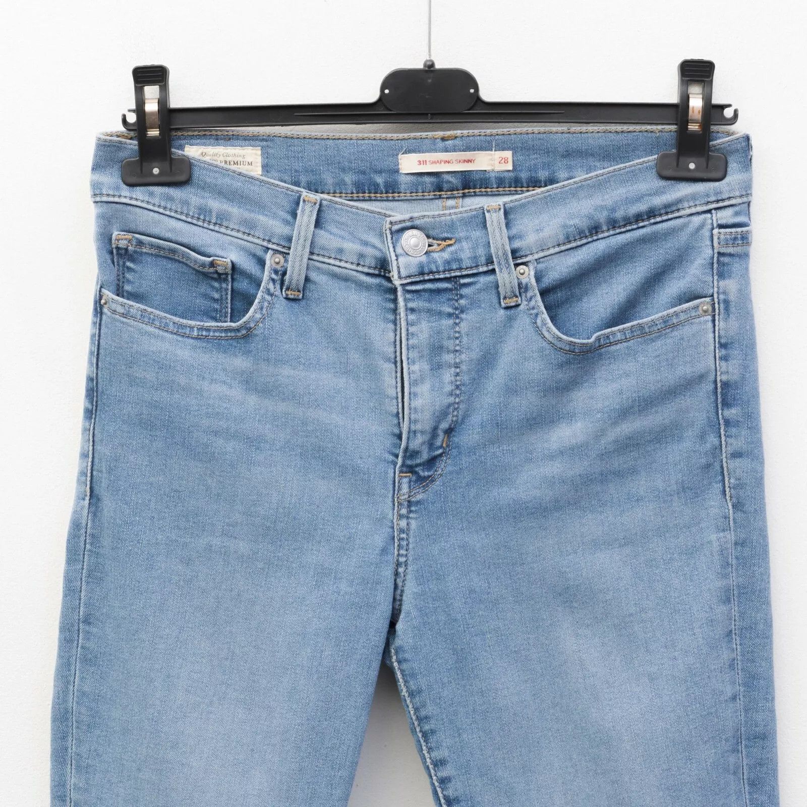 Levi's STRAUSS Womens Shaping Skinny BIG E W28 L30 High Rise Size 28" / US 6 / IT 42 - 7 Thumbnail