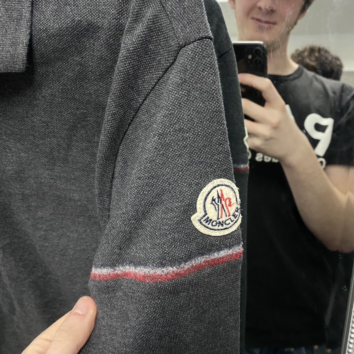 Moncler Moncler Polo Long Sleeve logo sleeve Size US XL / EU 56 / 4 - 6 Thumbnail