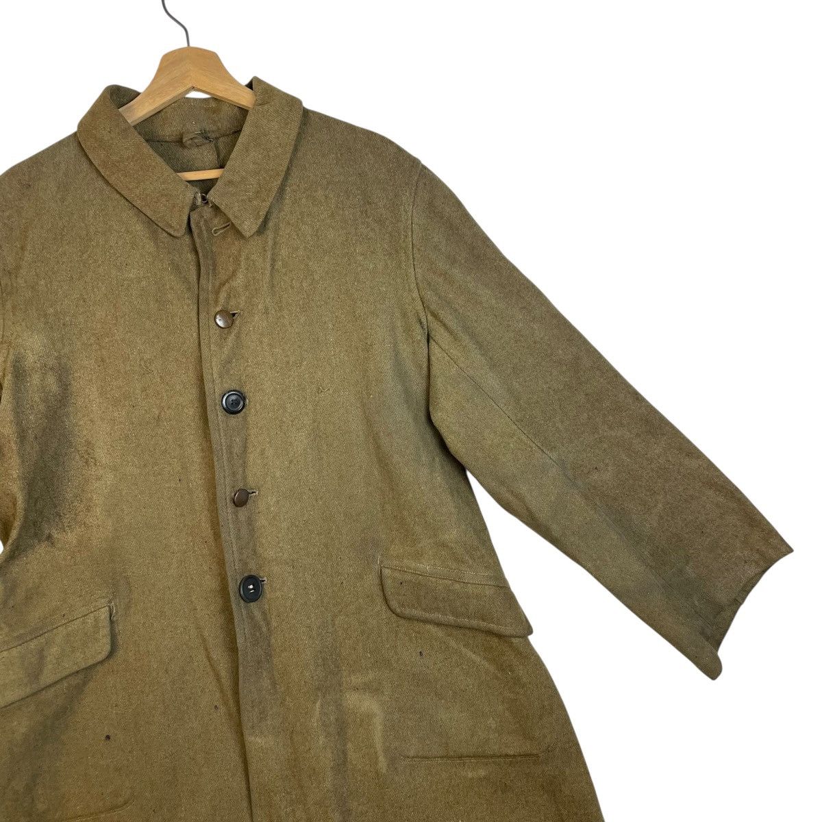 Vintage VINTAGE 40s WW2 IMPERIAL JAPANESE ARMY WOOL COAT Size US L / EU 52-54 / 3 - 8 Thumbnail