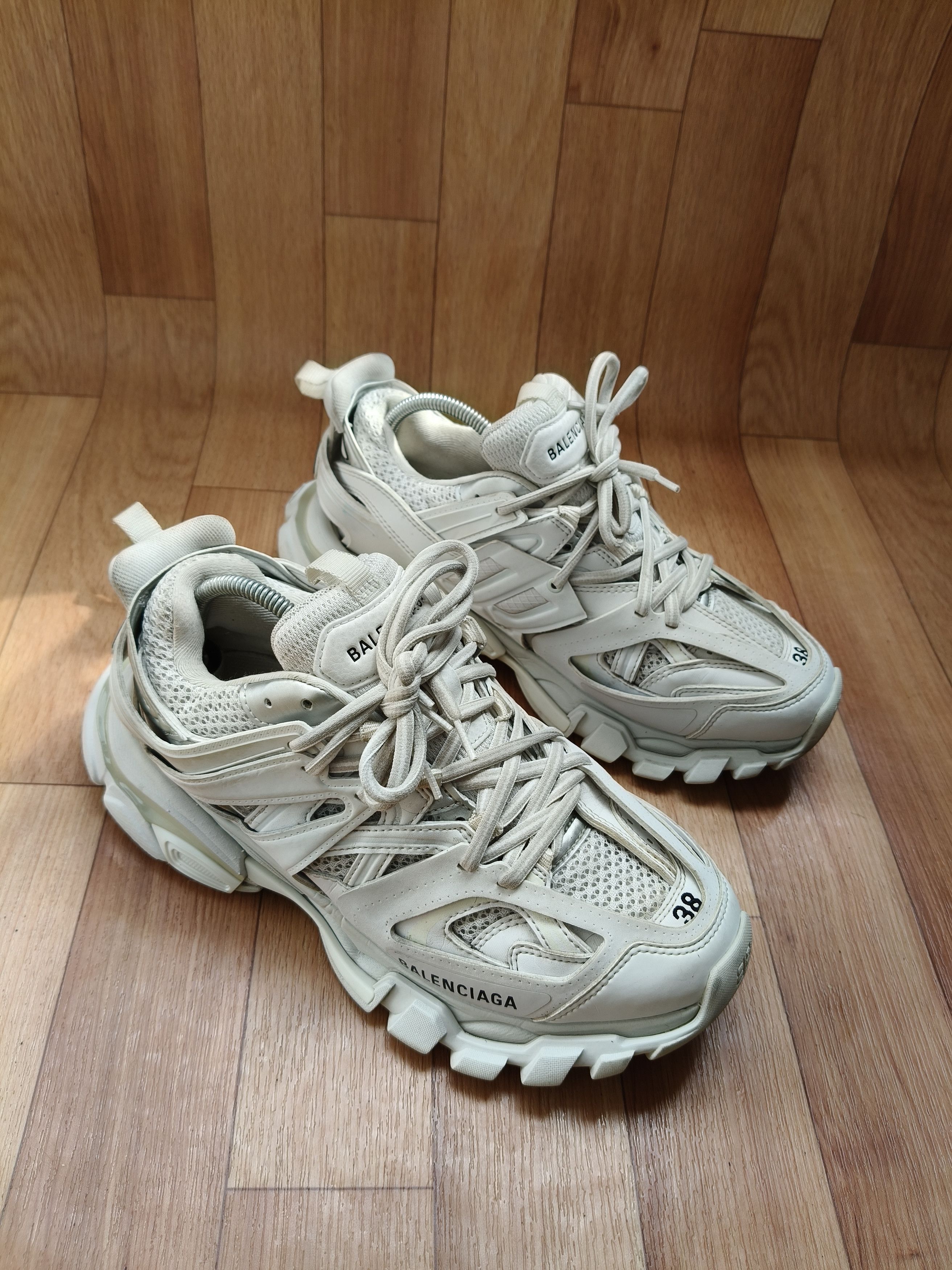 Balenciaga BALENCIAGA TRACK WHITE Size US 8 / IT 38 - 2 Thumbnail