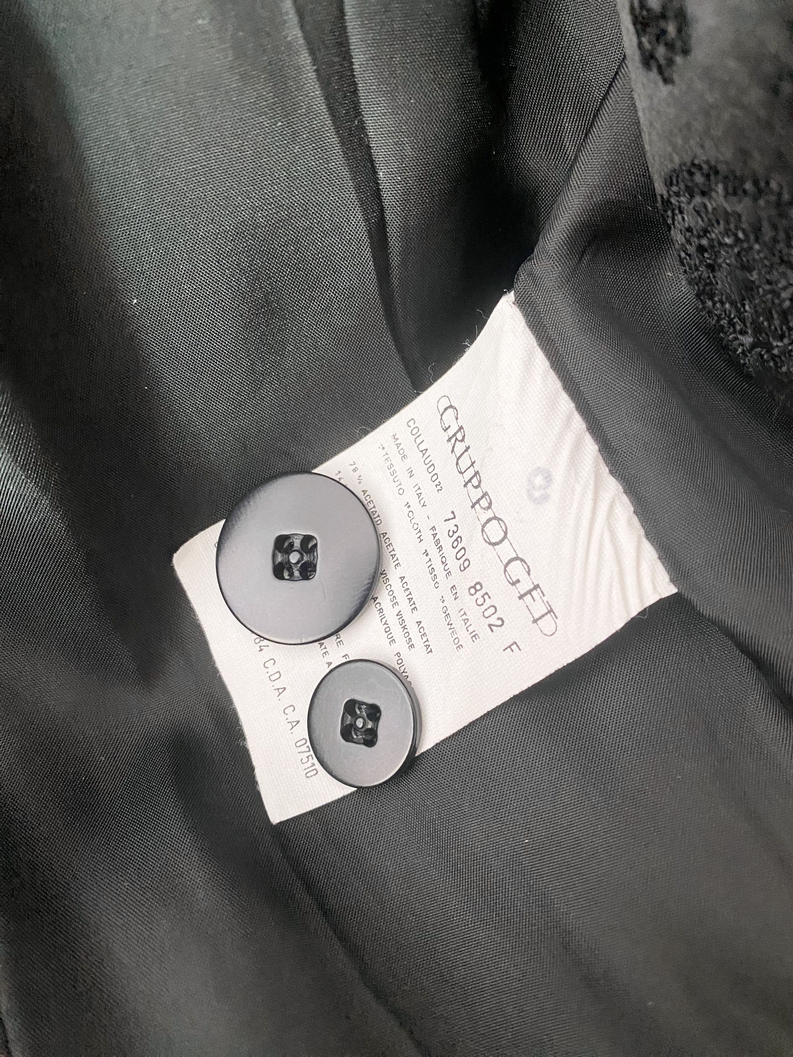 Giorgio Armani Giorgio Armani - Embroidered Black Two-Piece Suit Size S / US 4 / IT 40 - 10 Thumbnail