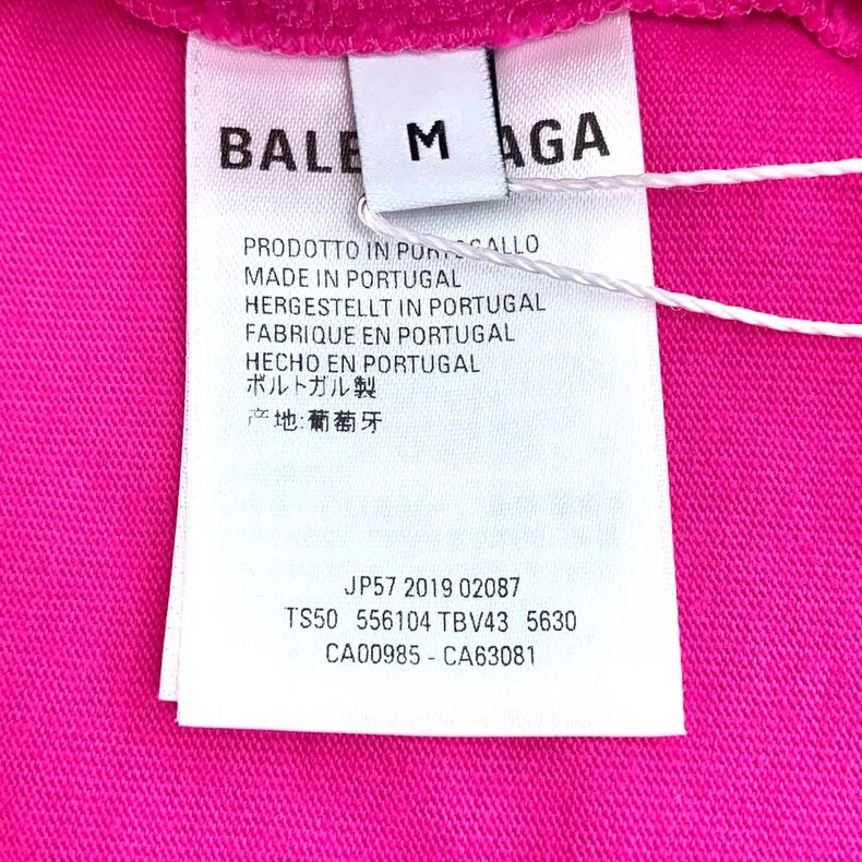 Balenciaga Balenciaga Rose-pink logo monogrammed embroidered cotton c Size M / US 6-8 / IT 42-44 - 6 Thumbnail