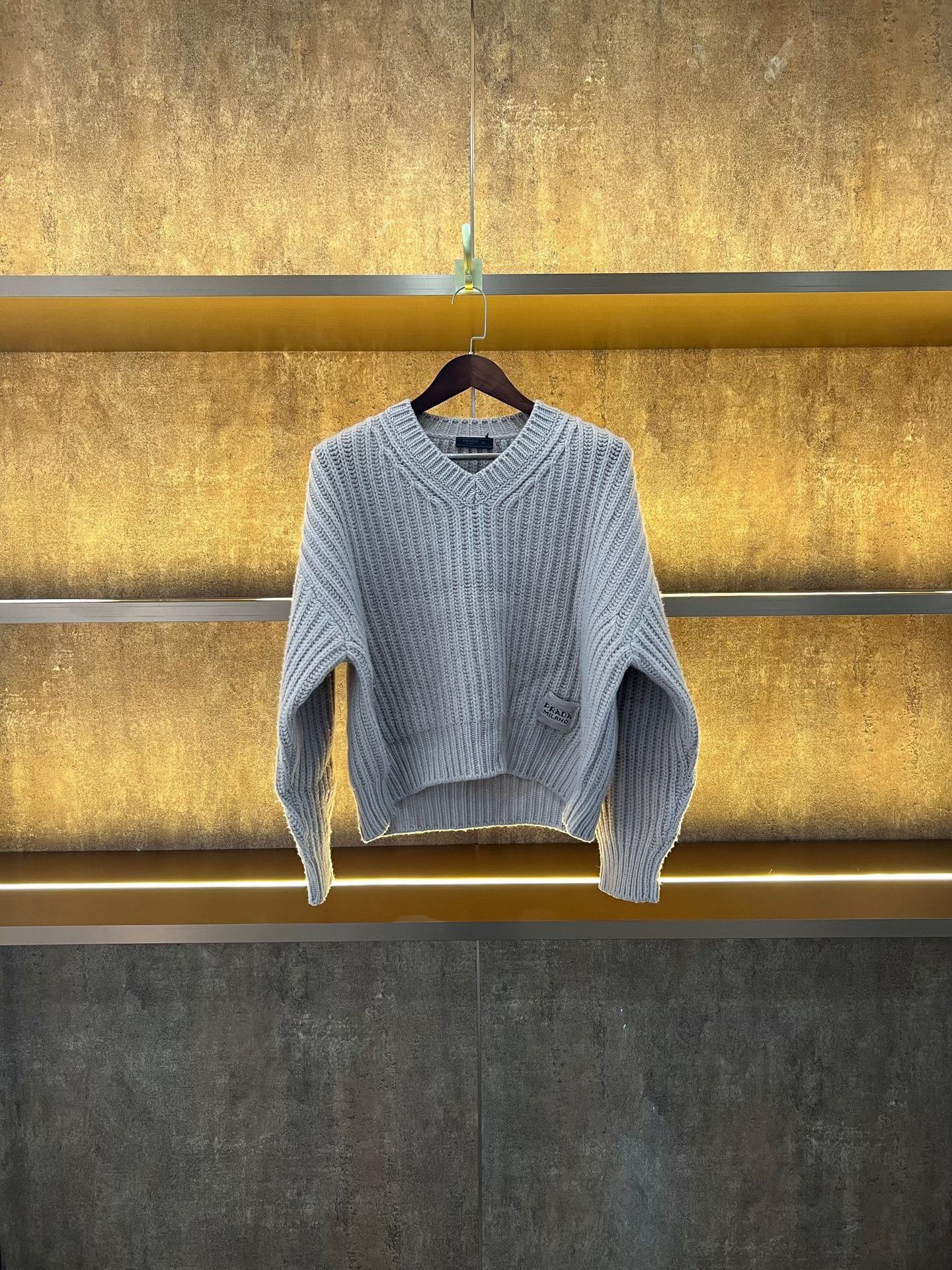 Prada Prada Runway V-Neck Sweater Size US S / EU 44-46 / 1 - 1 Thumbnail
