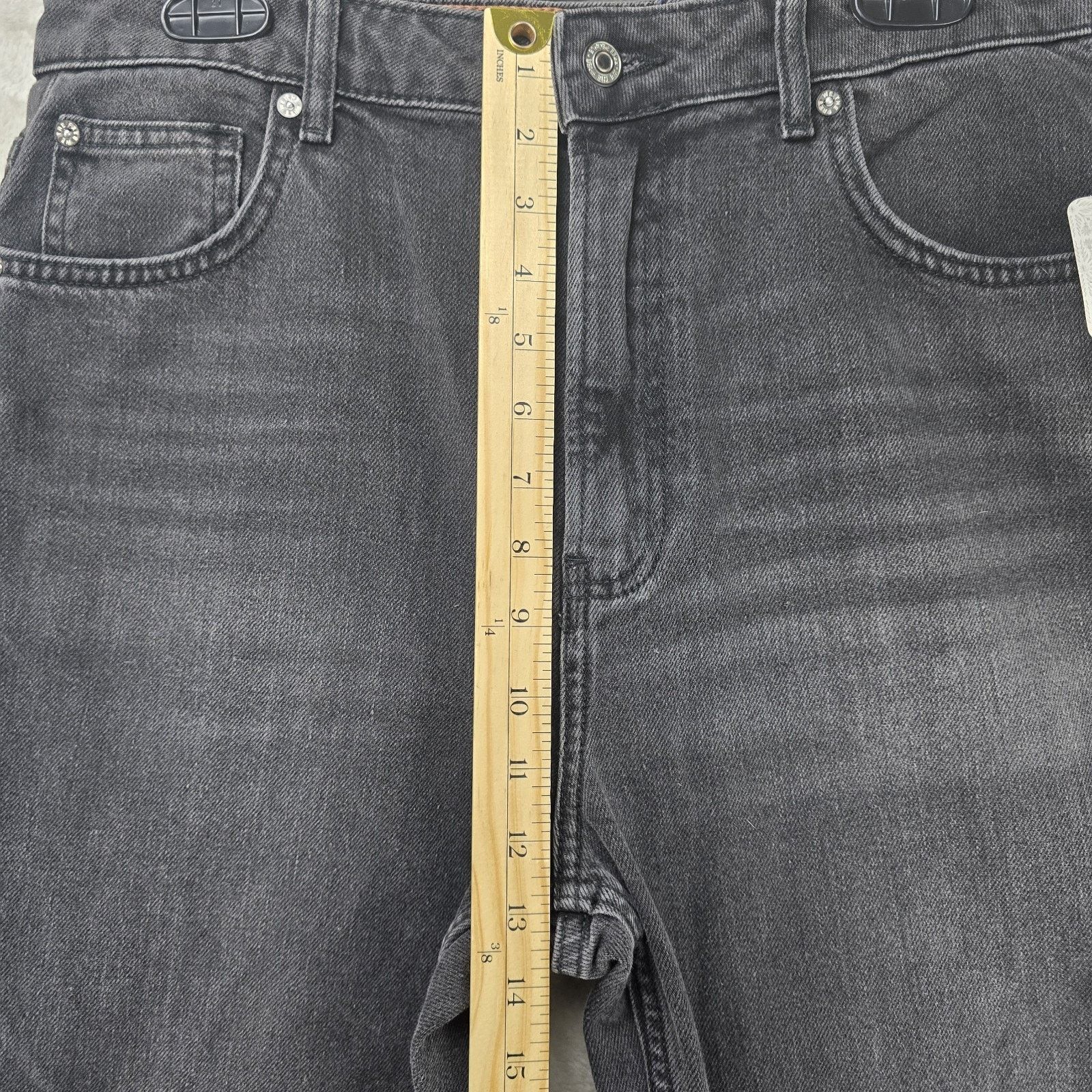 Free People Free People We The Free Pacifica Slim Straight Leg Jeans 32 Size 32" / US 10 / IT 46 - 16 Thumbnail