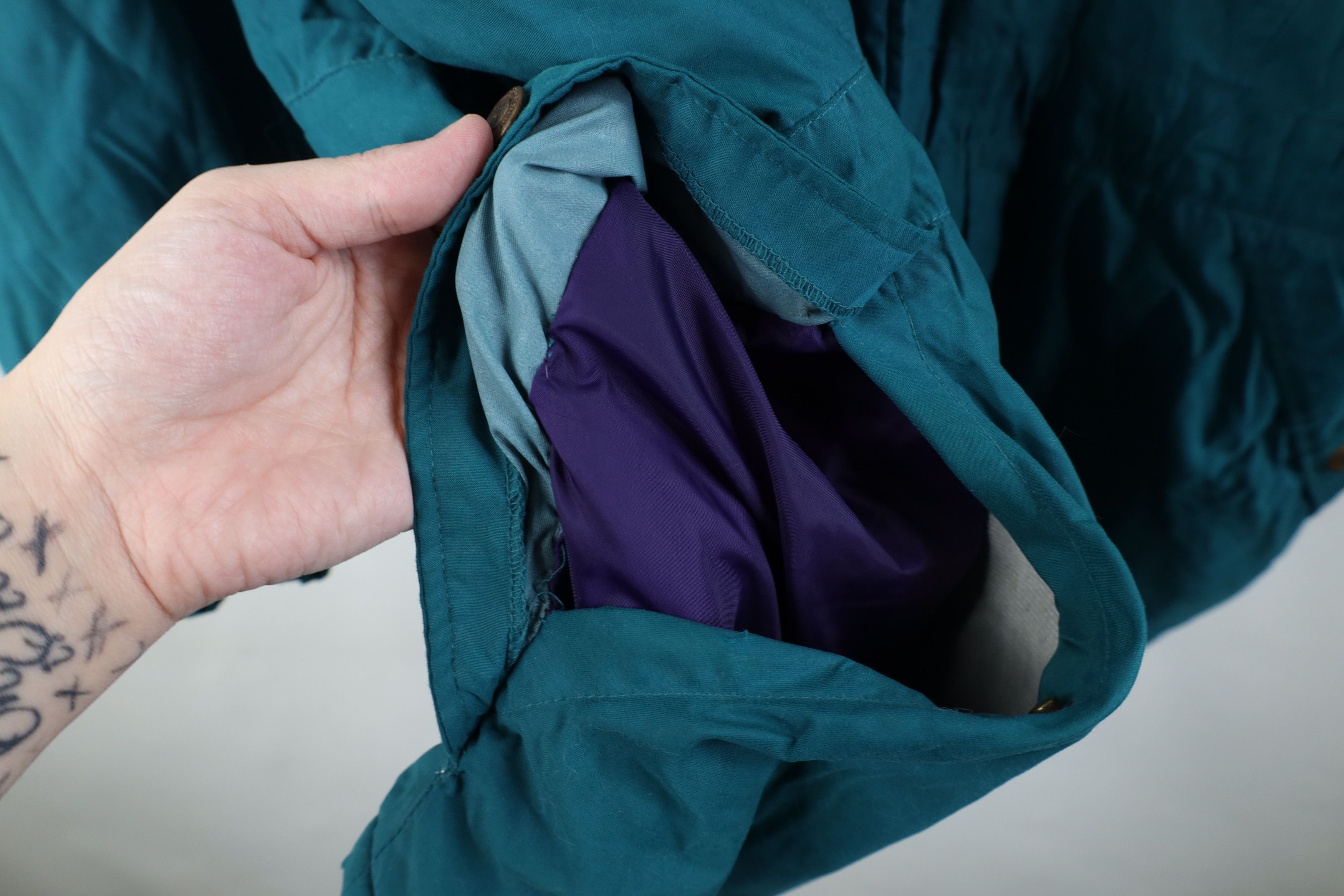 Columbia Vintage 90s Columbia Fleece Lined Hooded Parka Jacket Size 3XL / US 20-22 - 8 Thumbnail