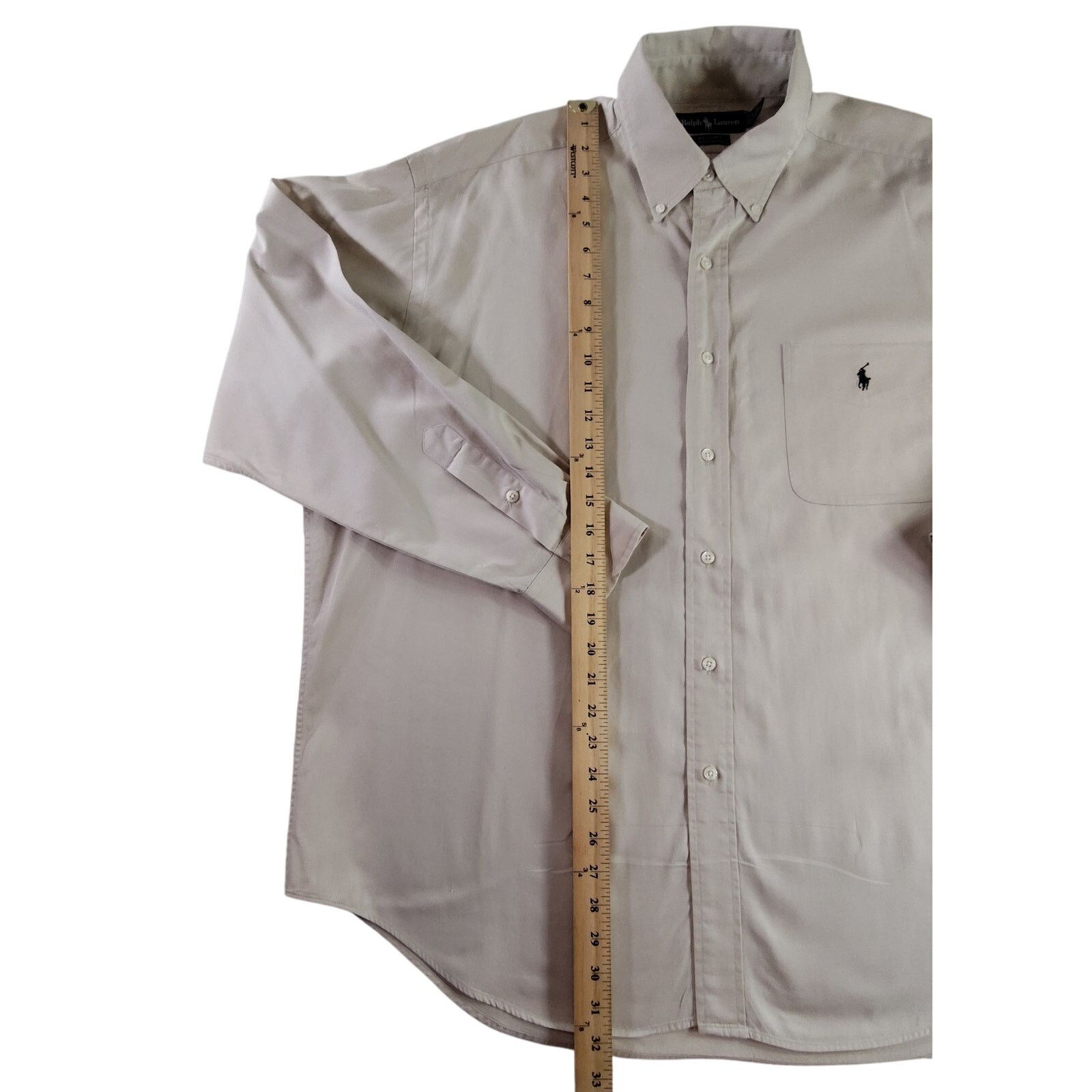 Ralph Lauren Ralph Lauren VTG Shirt Men L Button Down Khaki Big Shirt USA Size US L / EU 52-54 / 3 - 4 Thumbnail