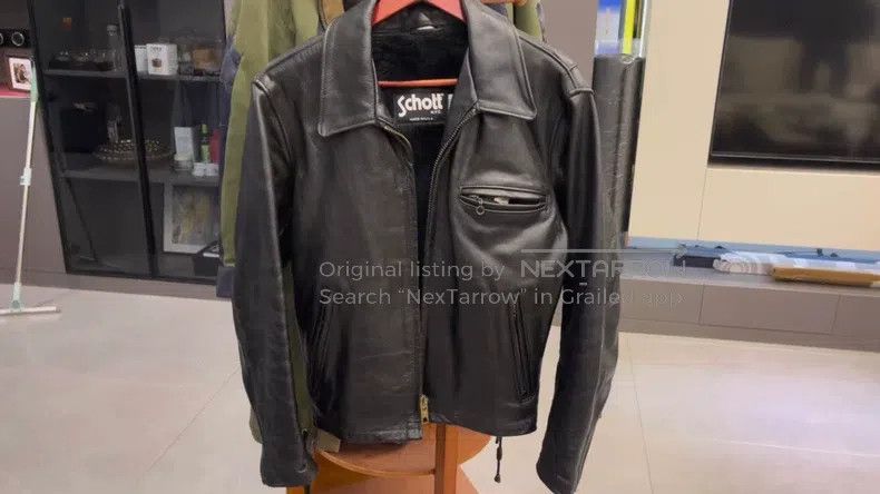 Schott Classic straight-pull lapel leather jacket Size US XXS / EU 40 - 1 Thumbnail