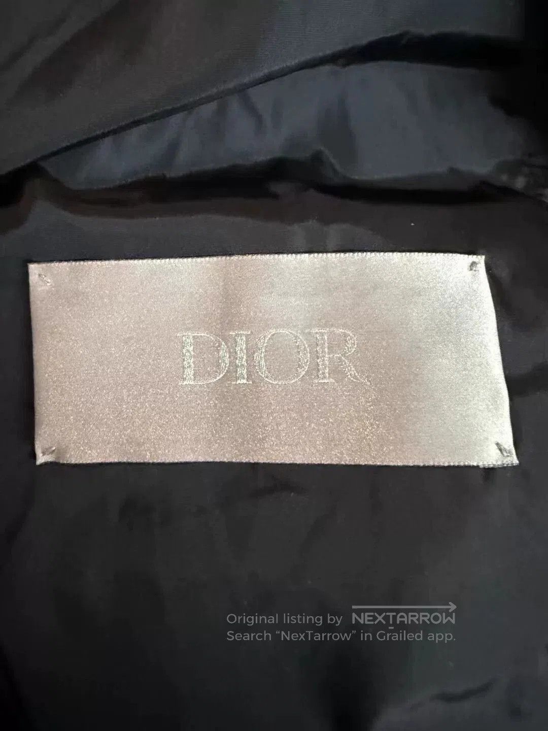 Dior dior logo printed down jacket in black. Size US XXL / EU 58 / 5 - 4 Thumbnail