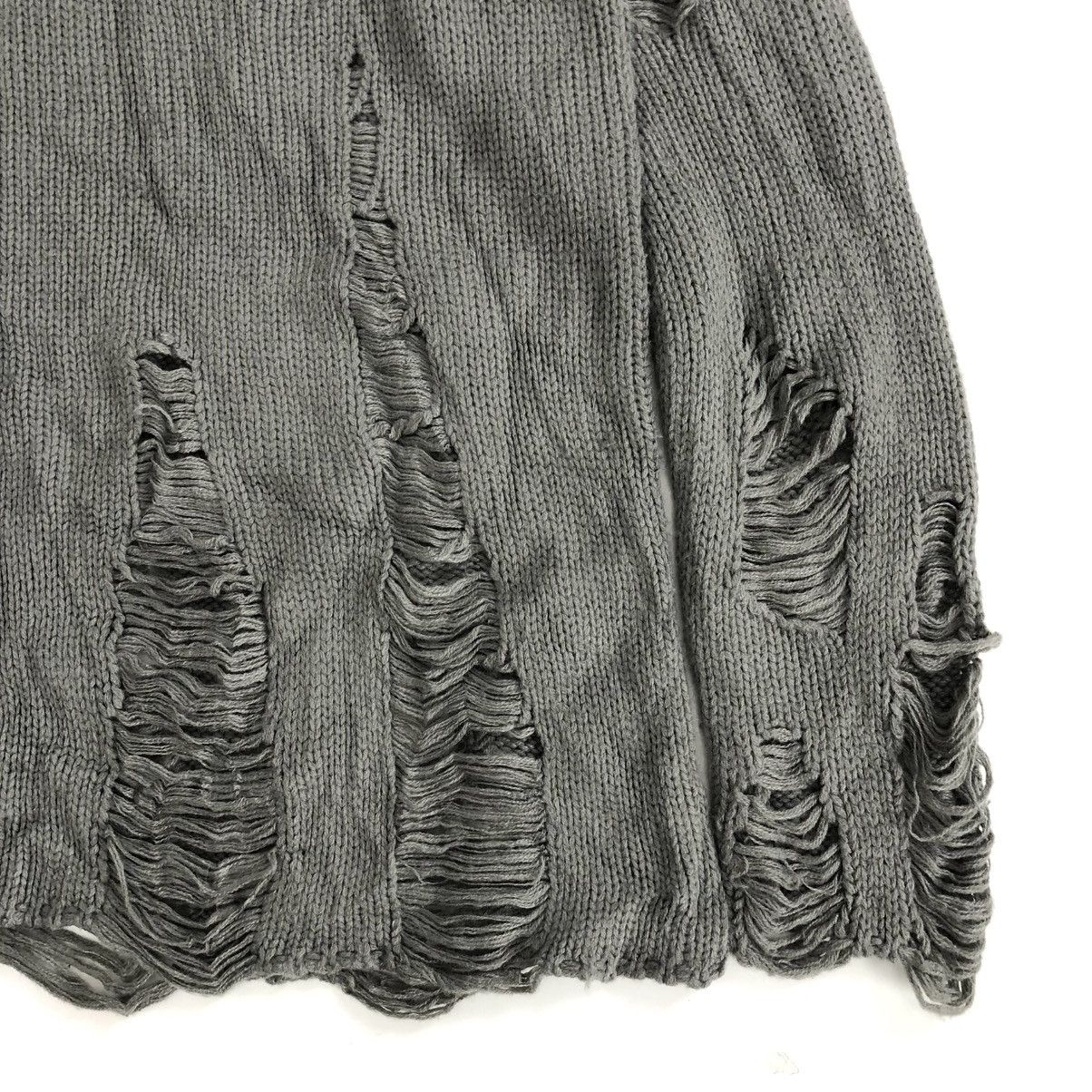 If Six Was Nine × Japanese Brand × Le Grande Bleu (L.G.B.) 2000s Tie Card Log Destroyer Grunge Lgb Punk Style Knitted Size US M / EU 48-50 / 2 - 4 Thumbnail