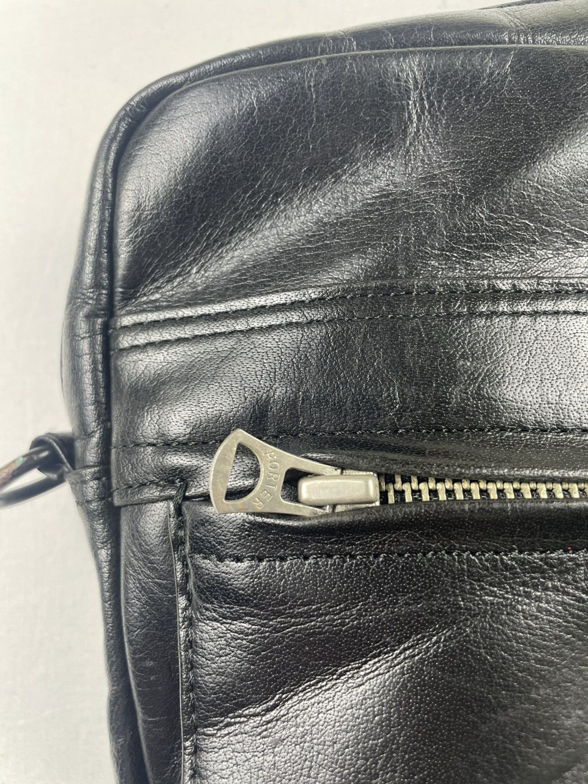 Porter Porter Dash Leather Slim Business Bag Black Yoshida & Co. Size ONE SIZE - 3 Thumbnail