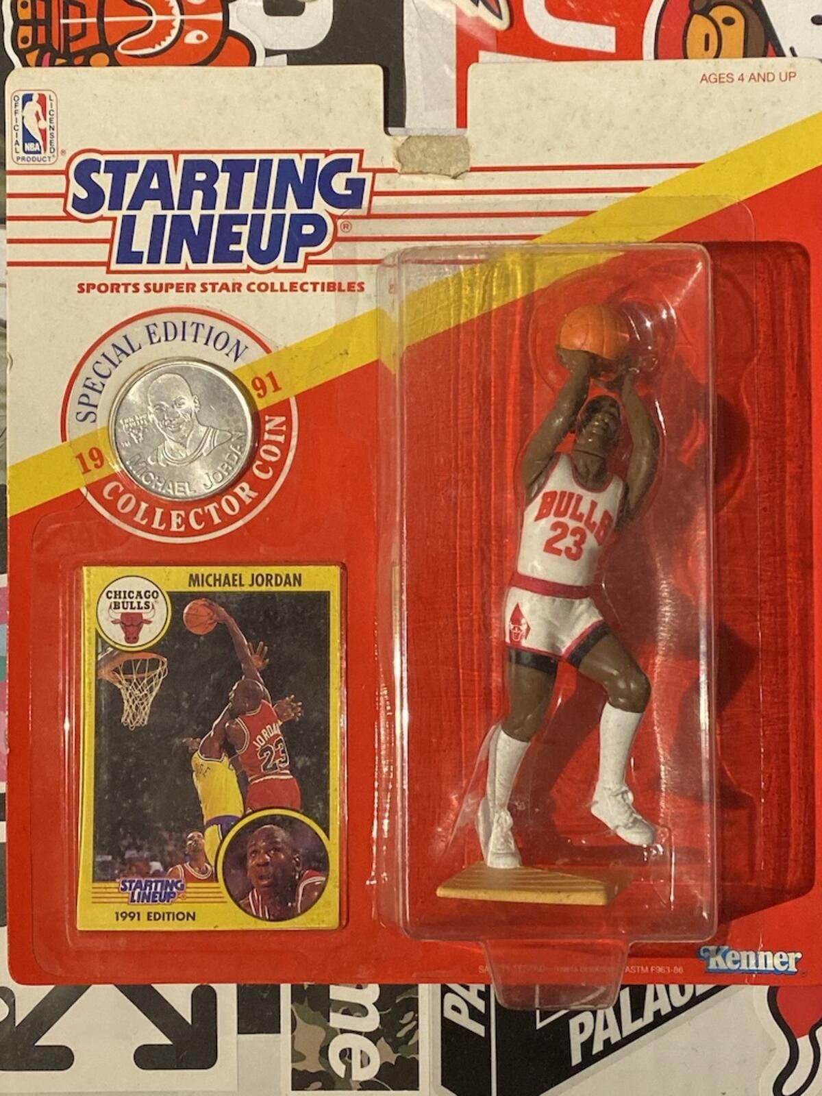 Other 1991 Starting Lineup Michael Jordan Chicago Bulls Card Coin Size ONE SIZE - 1 Thumbnail