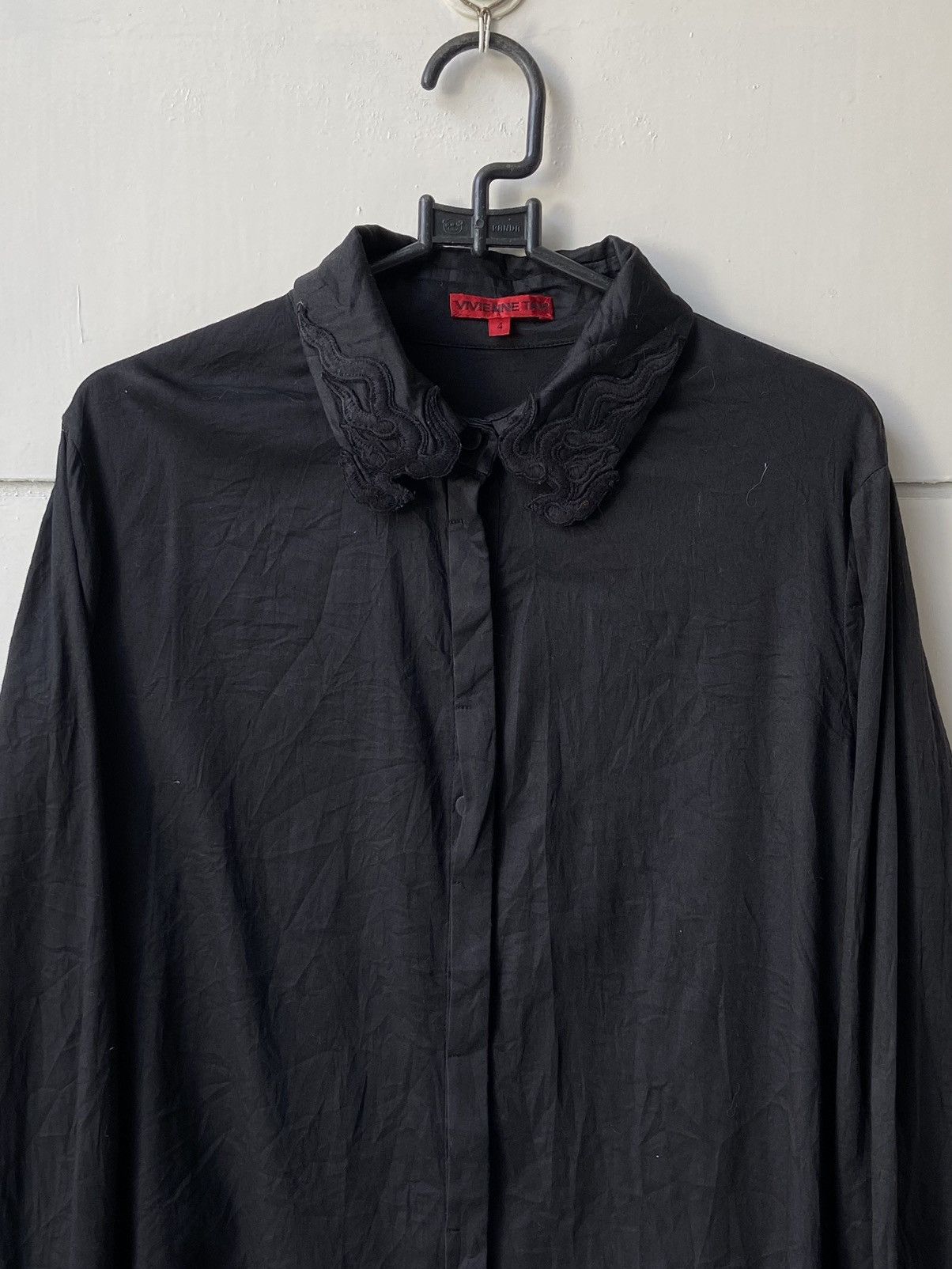 Vivienne Tam VIVIENNE TAM Black Shirt Size XS / US 0-2 / IT 36-38 - 3 Thumbnail