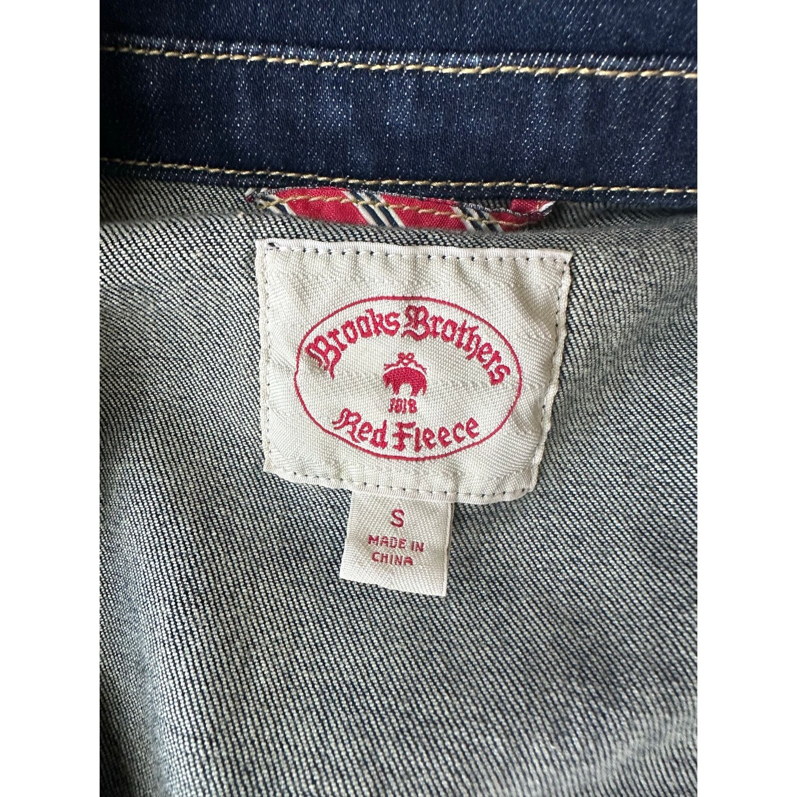 Brooks Brothers Brooks Brothers Red Fleece Denim Jacket Blue Jean Women's S Size S / US 4 / IT 40 - 2 Thumbnail