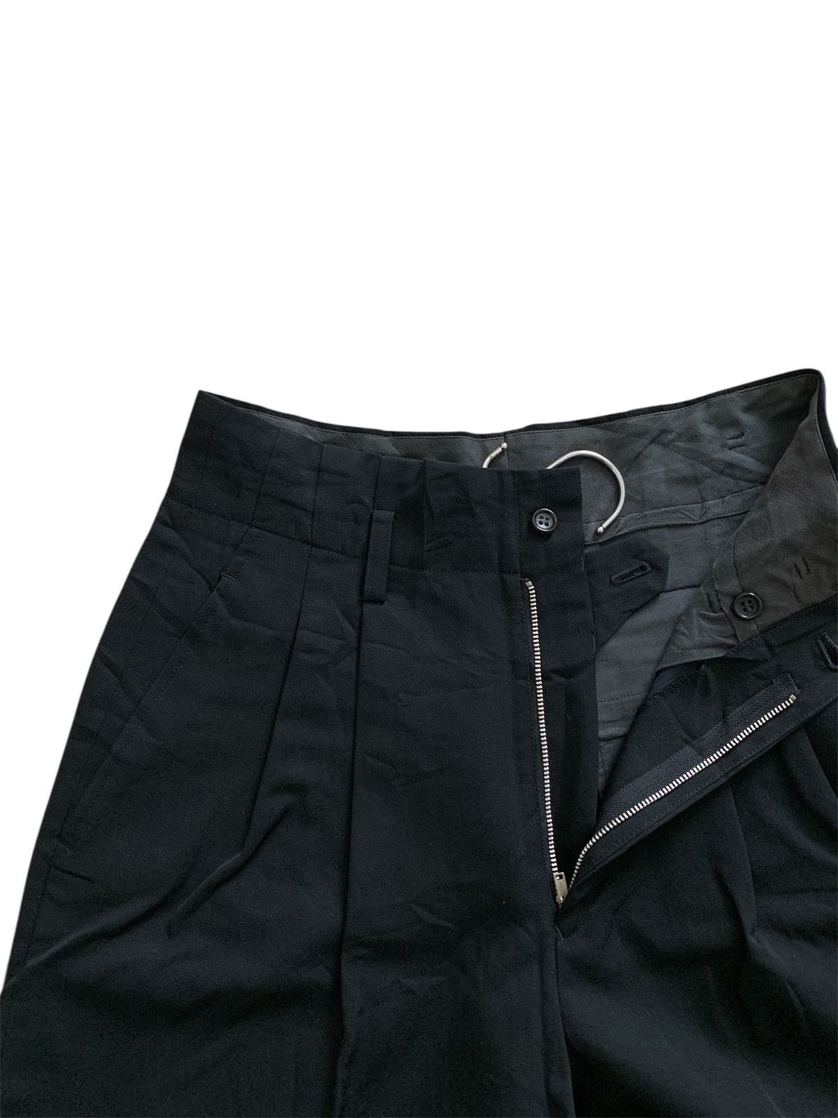 Comme Des Garcons Wool Ultrawide Leg Pants