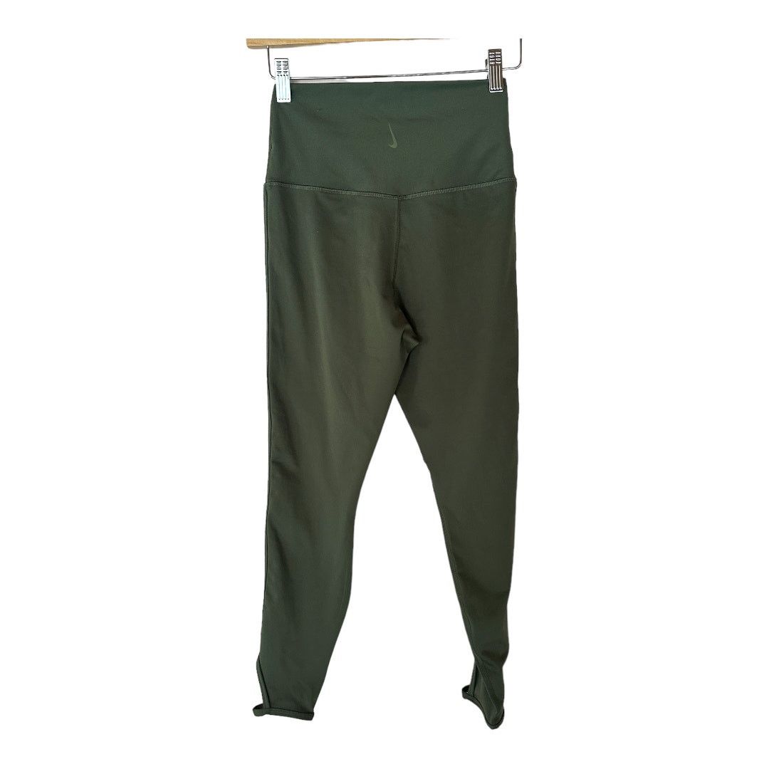 Nike Nike Olive Green Dri-Fit Yoga High Rise 7/8 Length Leggings Size 23" - 2 Thumbnail