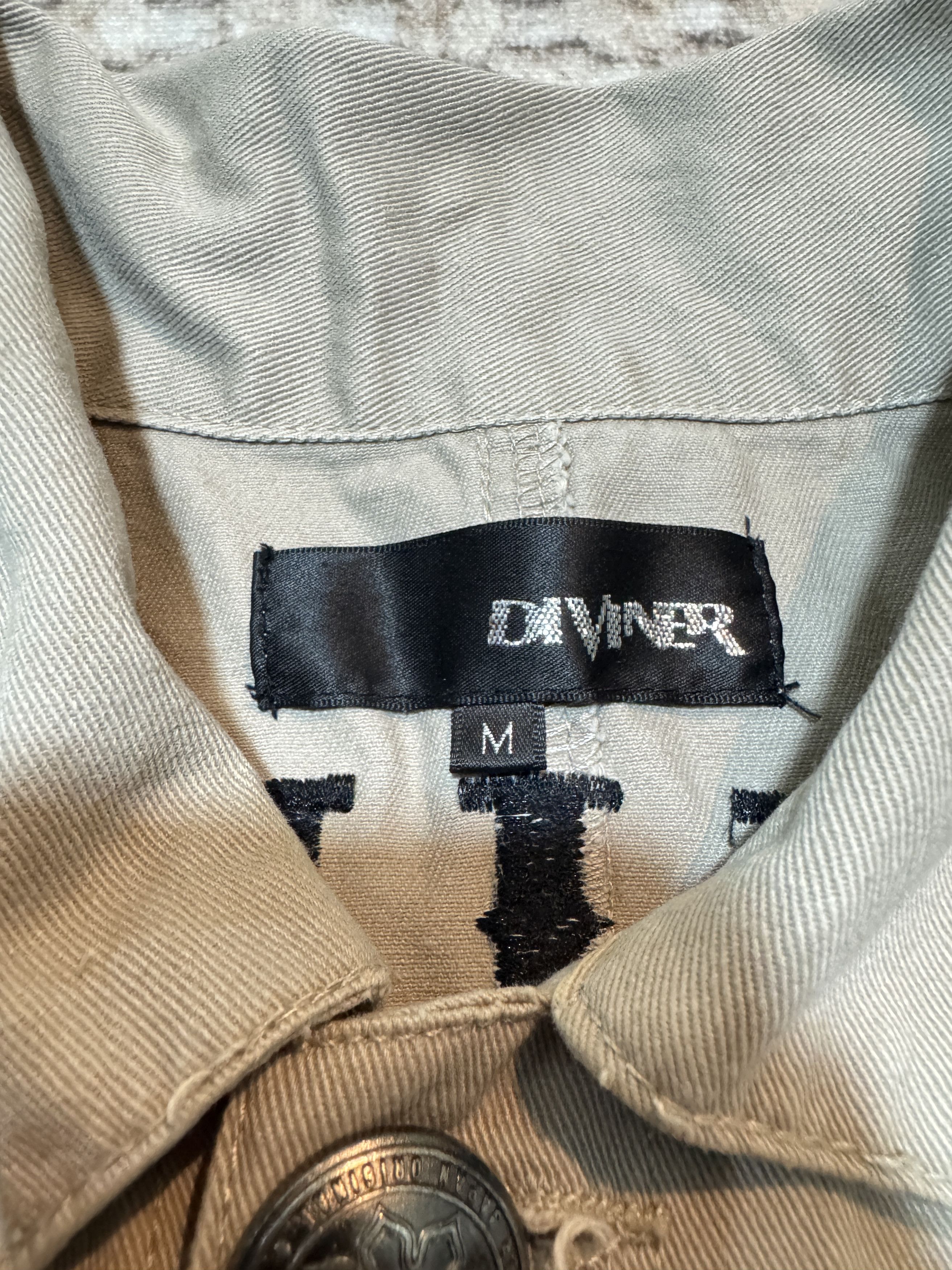 Japanese Brand Japanese Brand Diviner Skull Cross Embroider Coverall Size US 33 - 11 Thumbnail