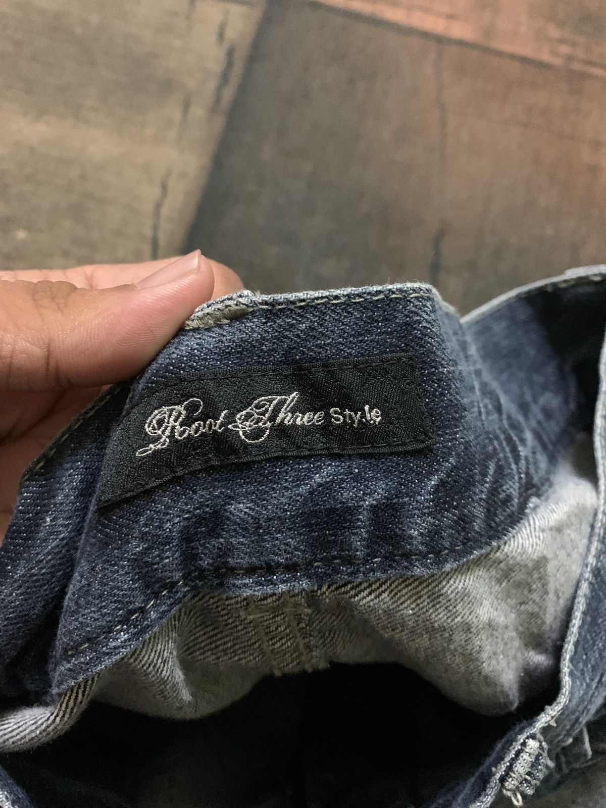 If Six Was Nine × Japanese Brand × Le Grande Bleu (L.G.B.) root three style stone wash faded jeans punk grunge japanese Size US 32 / EU 48 - 4 Thumbnail
