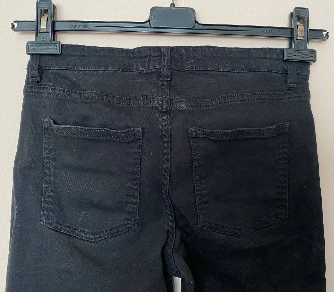 Acne Studios 🖤 Acne Studios Skin 5 Used Black Skinny Jeans 28x34 Size 28" / US 6 / IT 42 - 6 Thumbnail