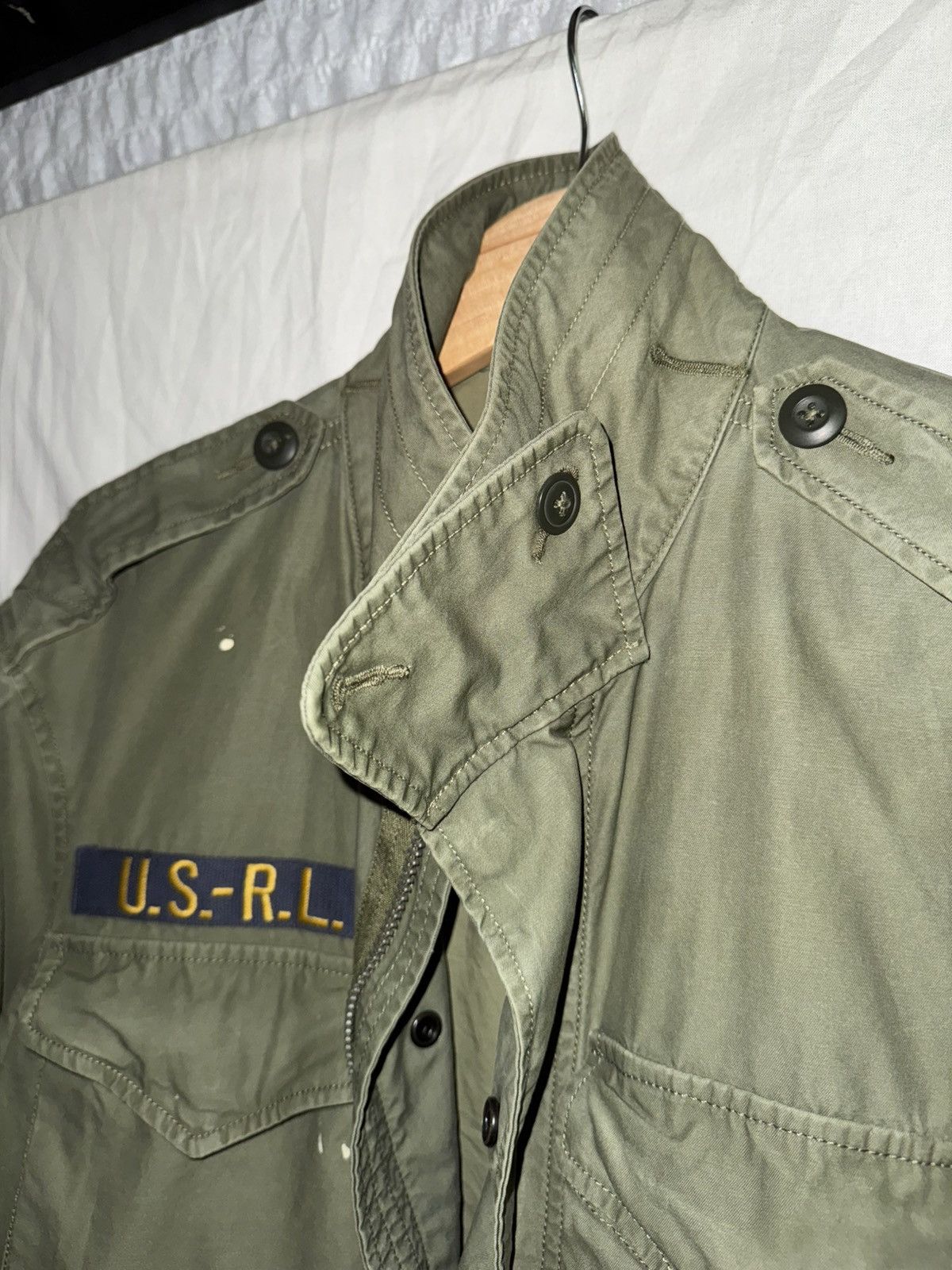 Polo Ralph Lauren polo ralph lauren paint splatter twill field jacket Size US M / EU 48-50 / 2 - 2 Thumbnail