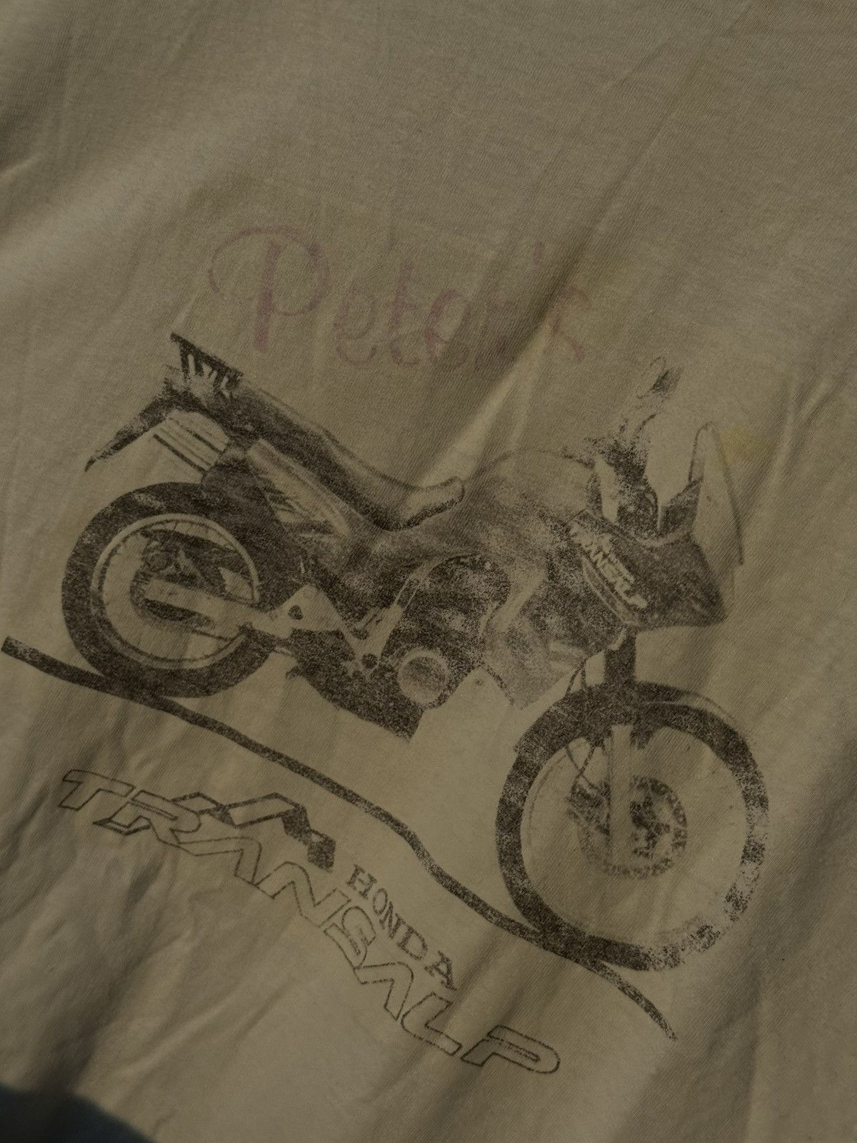 Vintage 90’s Vintage Honda Transalp Promo Moto Racing tee Size US L / EU 52-54 / 3 - 6 Thumbnail