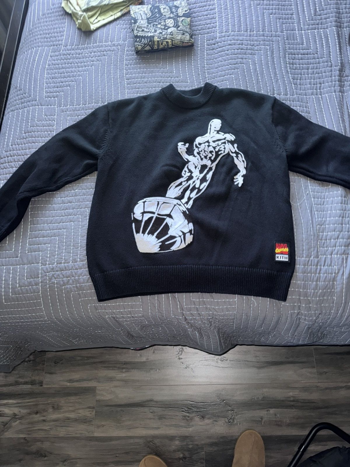 Kith Kith x Marvel Silver Surfer Heavy Knit Sweater Size US L / EU 52-54 / 3 - 1 Thumbnail